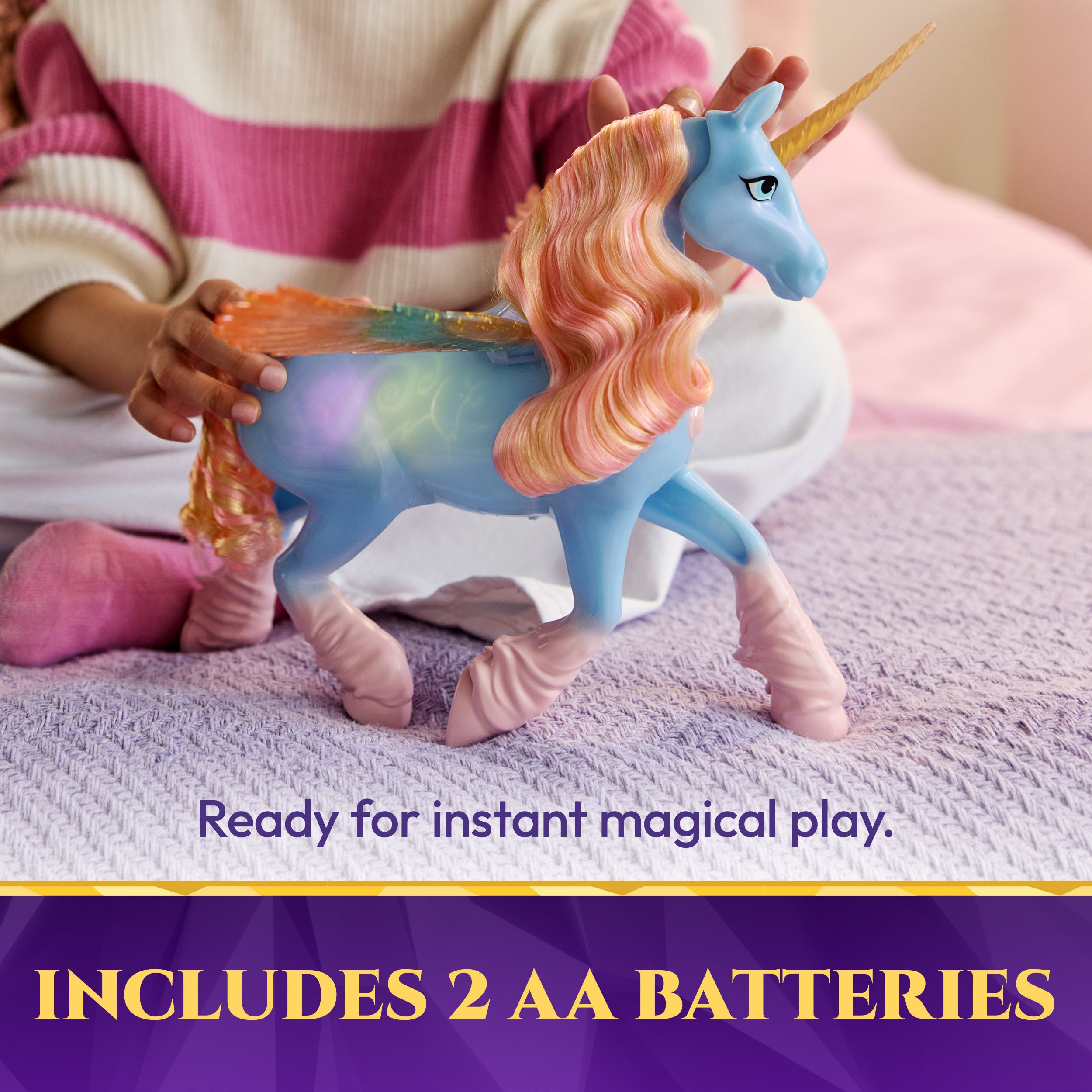 Unicorn Academy Glow Magic Skywind Interactive Unicorn Toy