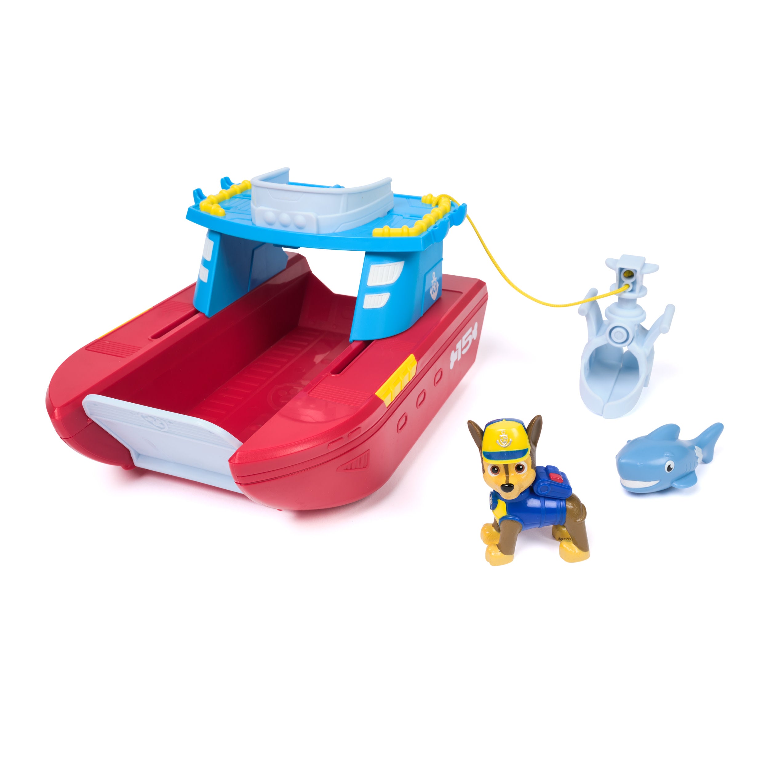 Paw Patrol Sea Patroller Vehicle With Chase And Shark Figure