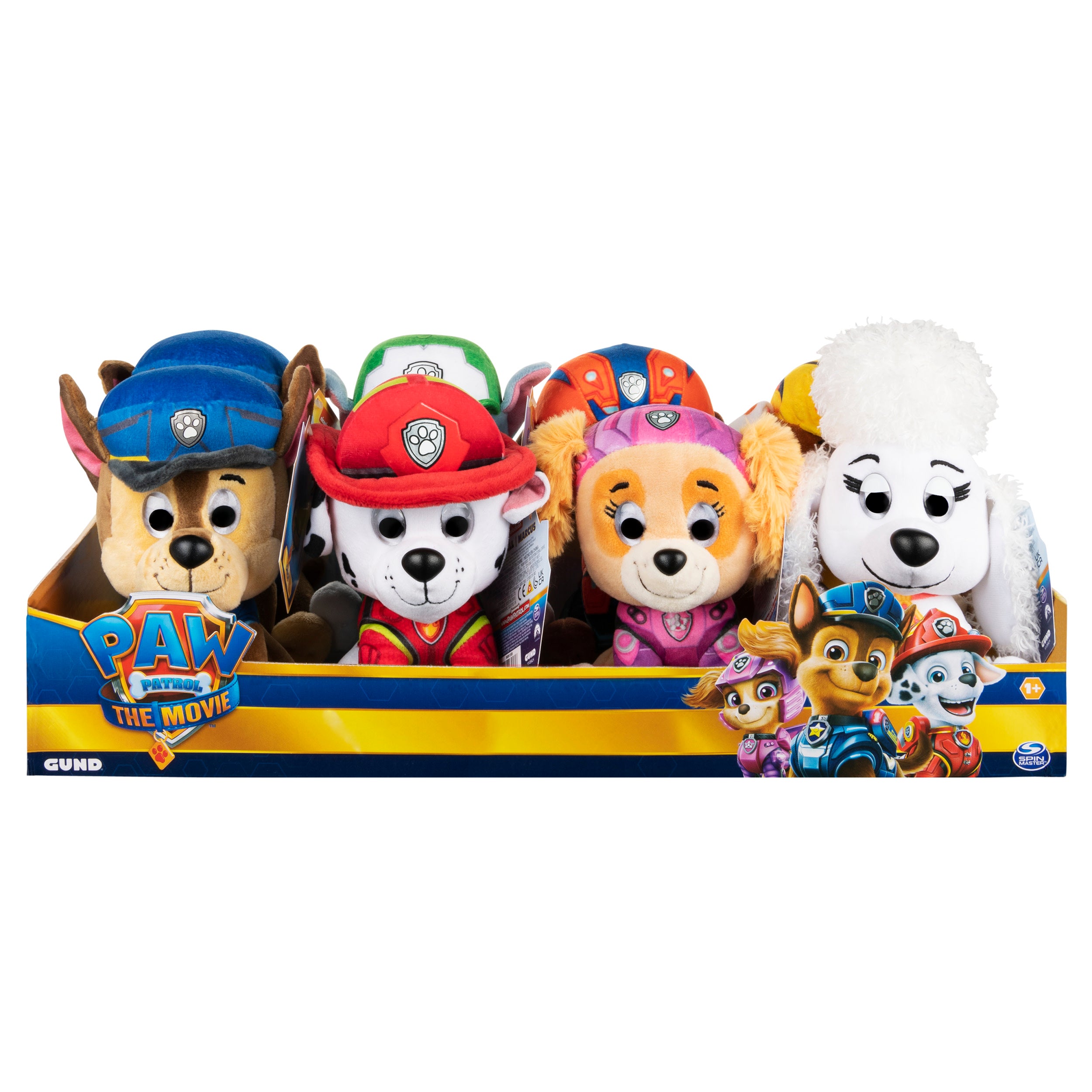 Gund Paw Patrol: The Movie Stuffed Animal Plush Dog, 15.2Cm