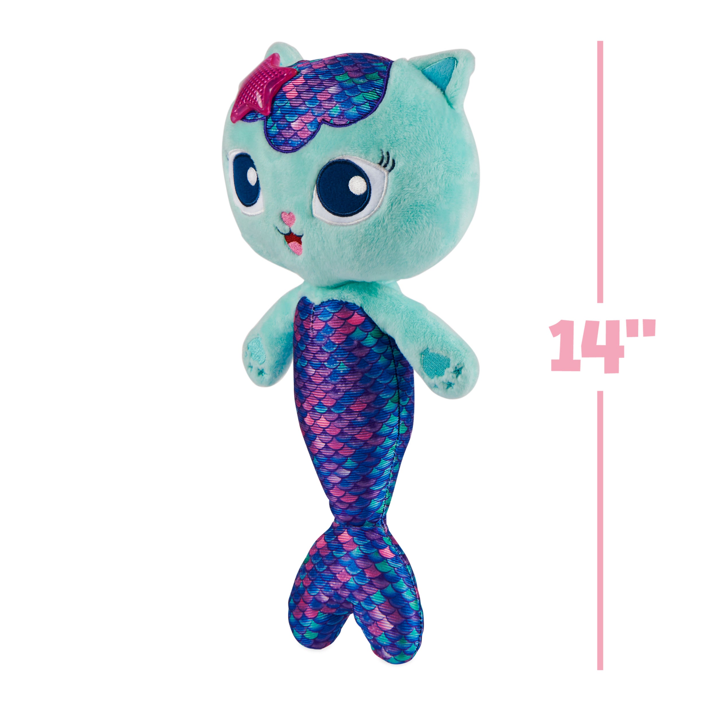 Gabby’s Dollhouse - 35.6Cm Interactive Talking Mercat Plush