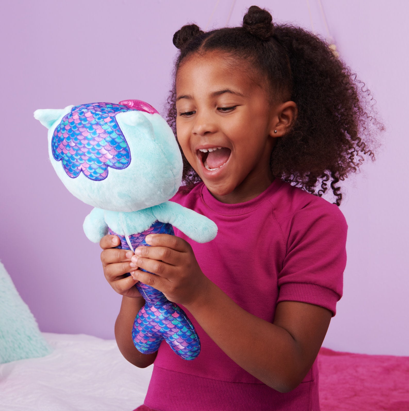 Gabby’s Dollhouse - 35.6Cm Interactive Talking Mercat Plush