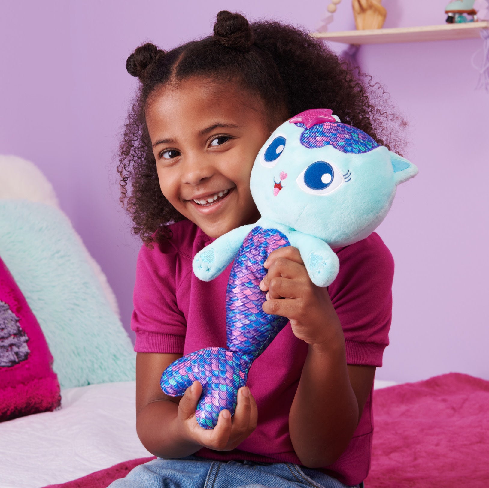 Gabby’s Dollhouse - 35.6Cm Interactive Talking Mercat Plush