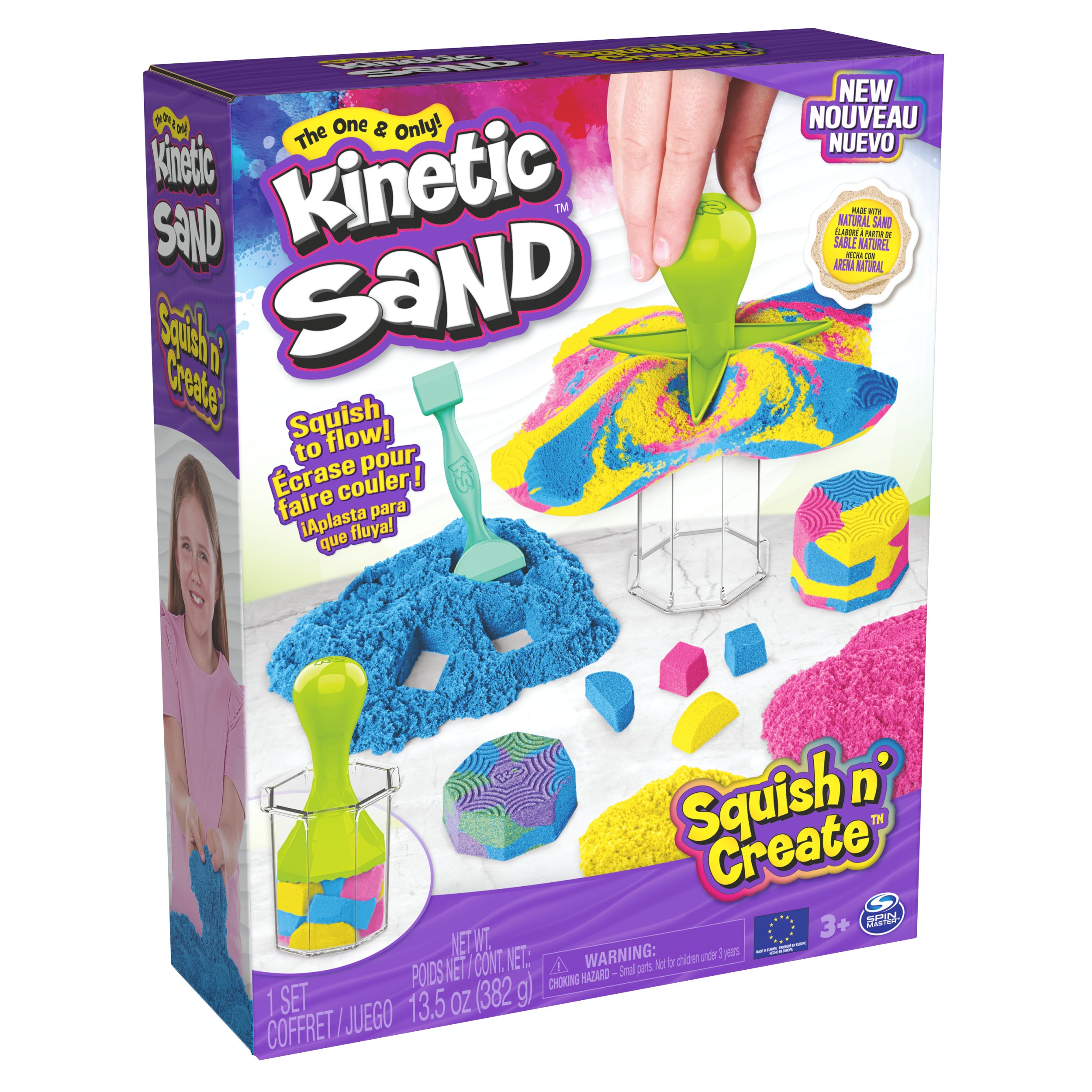 Kinetic Sand  Squish N’ Create