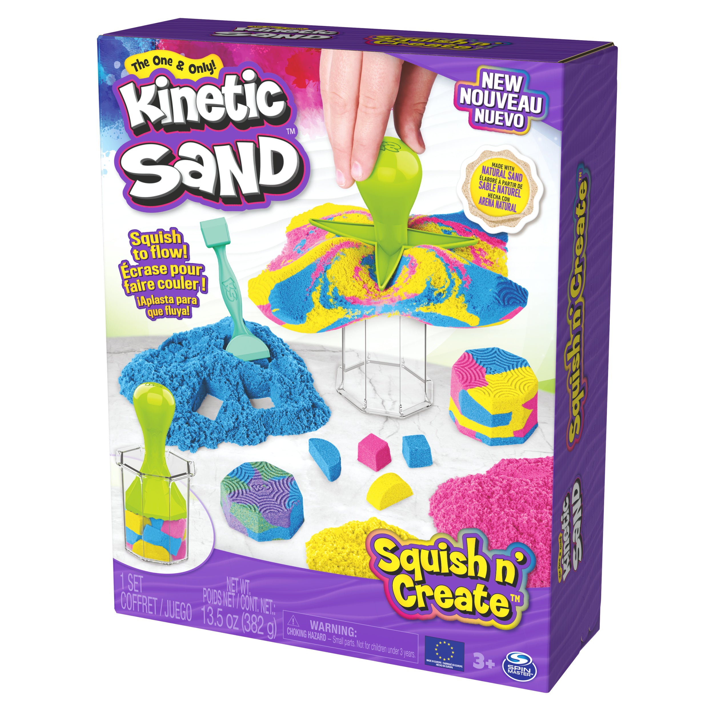 Kinetic Sand  Squish N’ Create