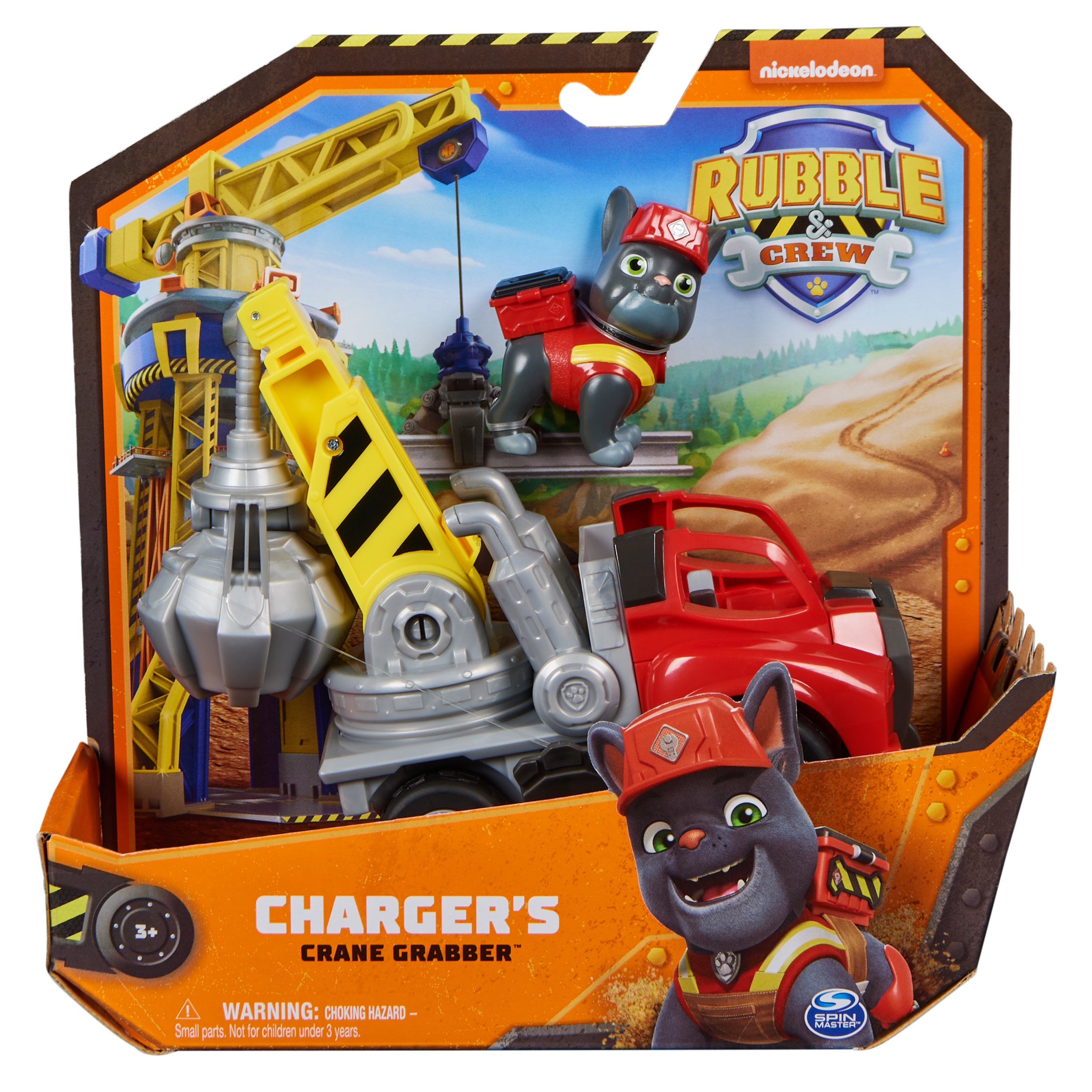 Rubble & Crew Charger’s Crane Grabber Toy Truck