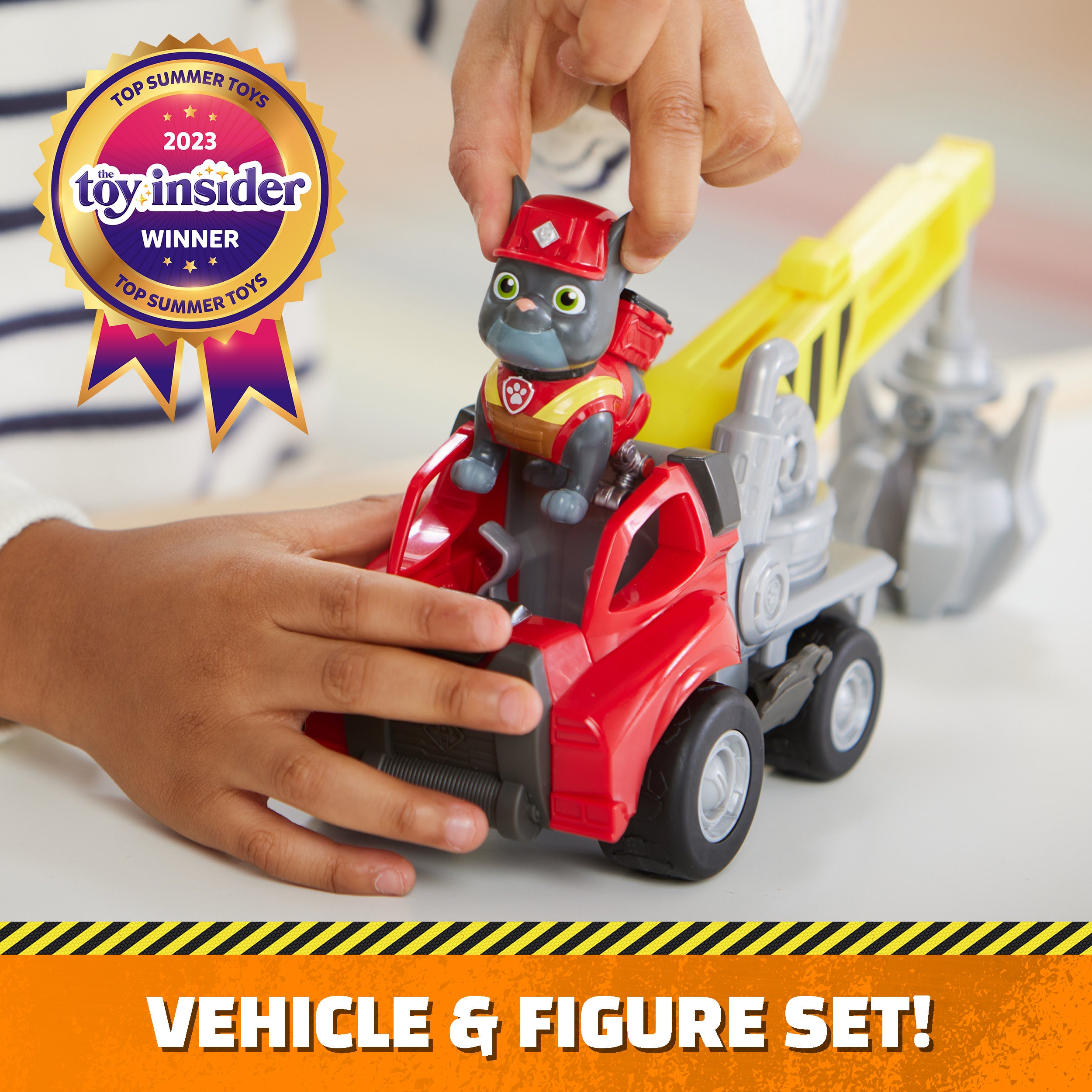 Rubble & Crew Charger’s Crane Grabber Toy Truck
