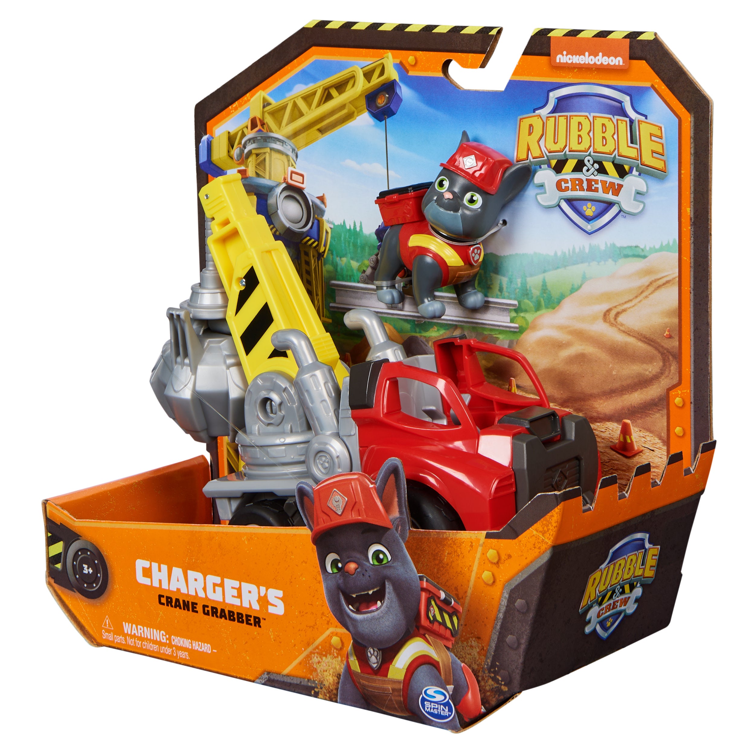 Rubble & Crew Charger’s Crane Grabber Toy Truck
