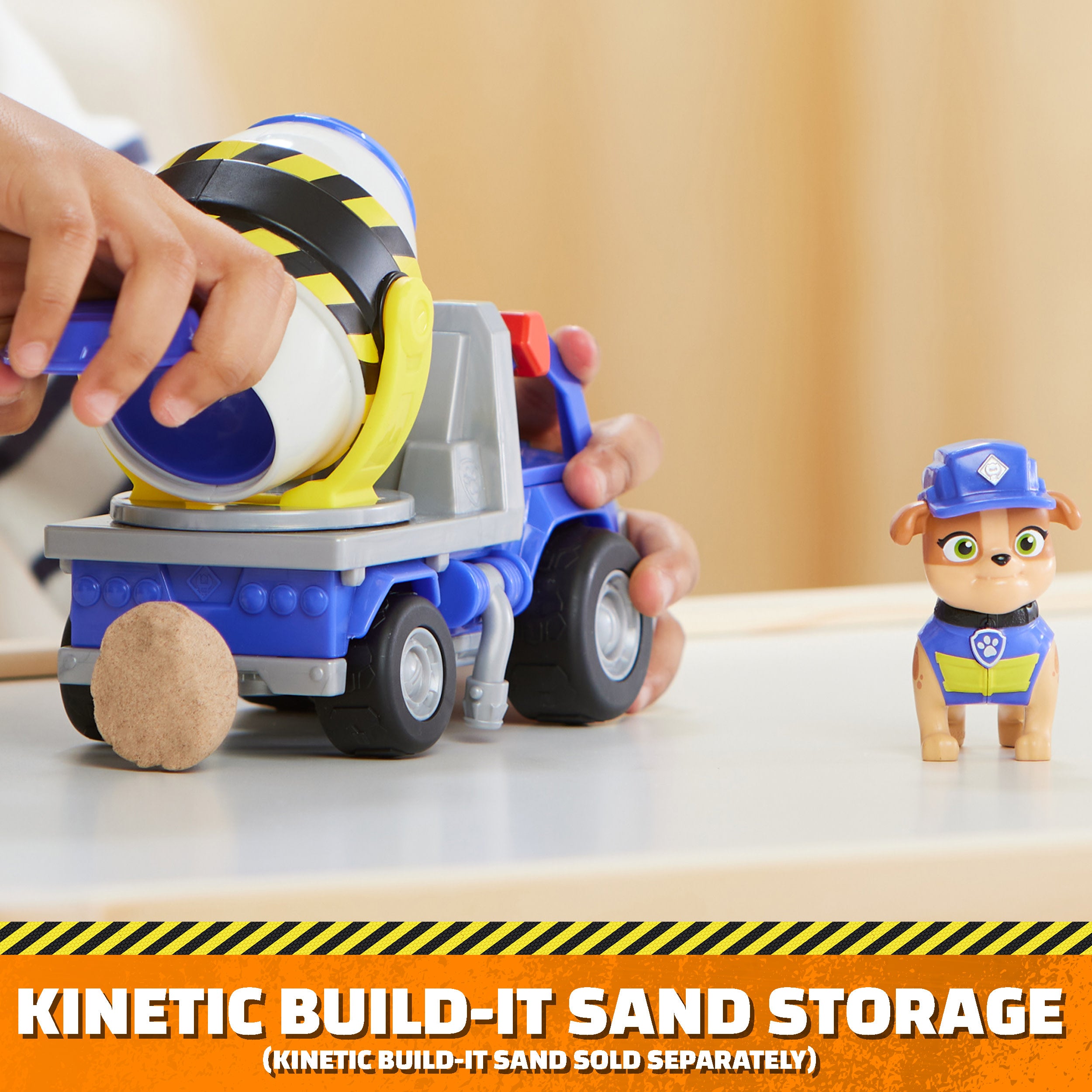 Rubble & Crew Mix’s Cement Mixer Toy Truck