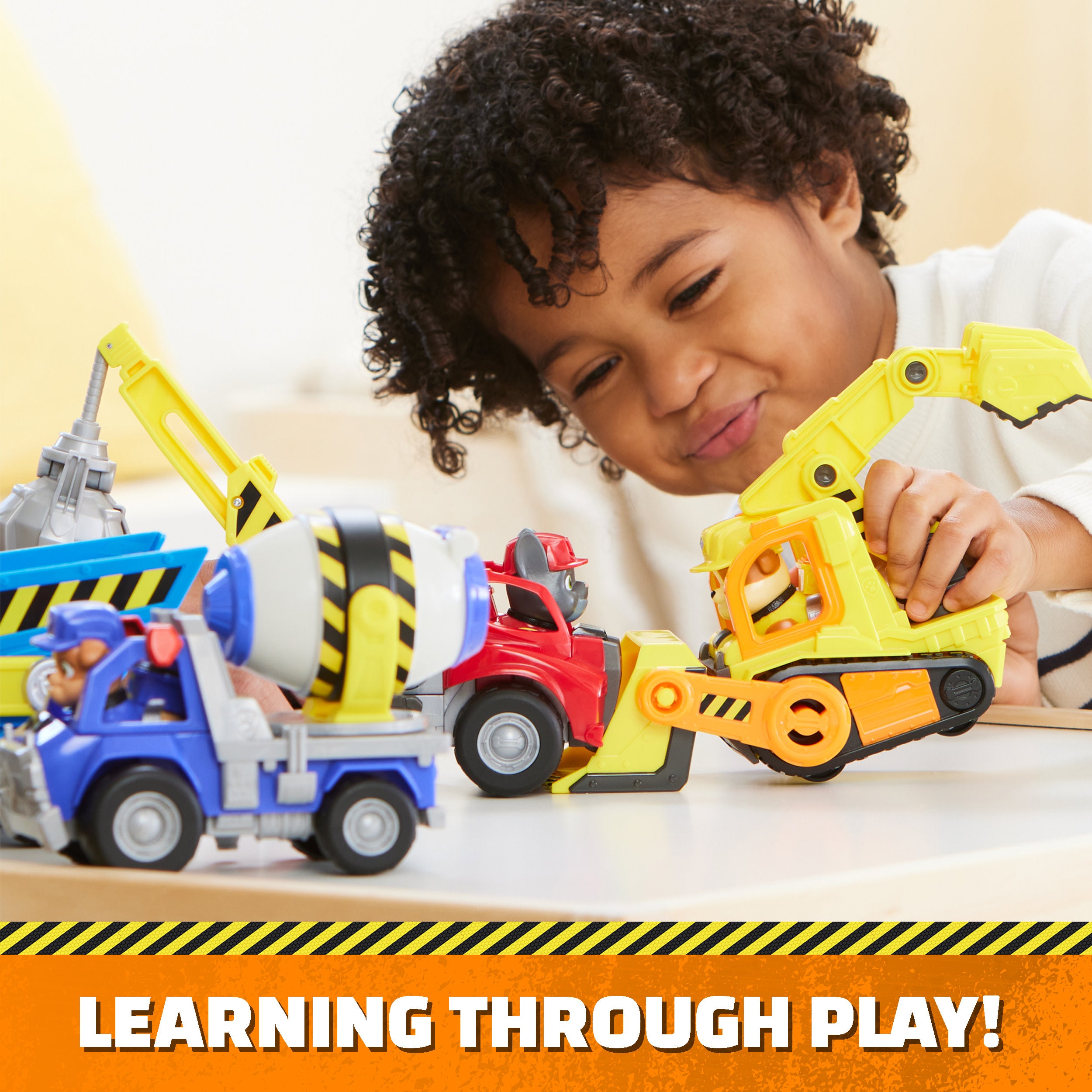 Rubble & Crew Mix’s Cement Mixer Toy Truck