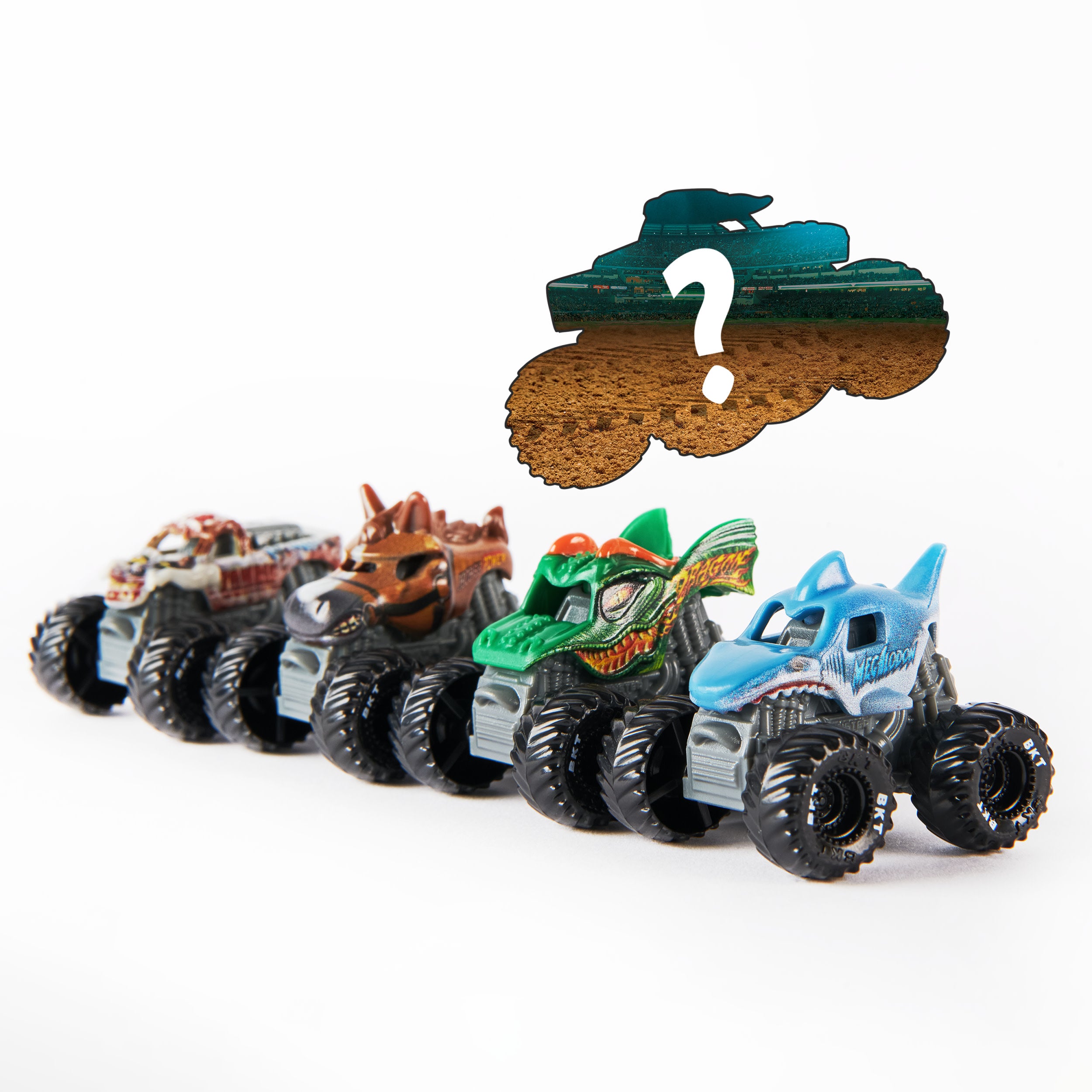 Monster Jam Monster Trucks Mini Jams Diecast 1:87 Scale 5 Pack Assortment