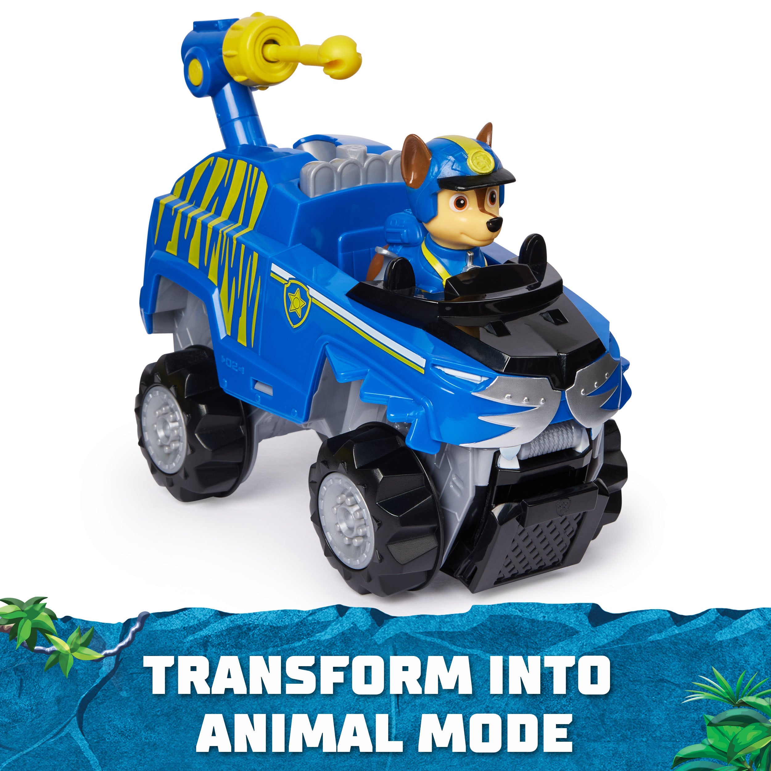 Paw Patrol Jungle Pups - Chase Tiger Rescue Vehicle