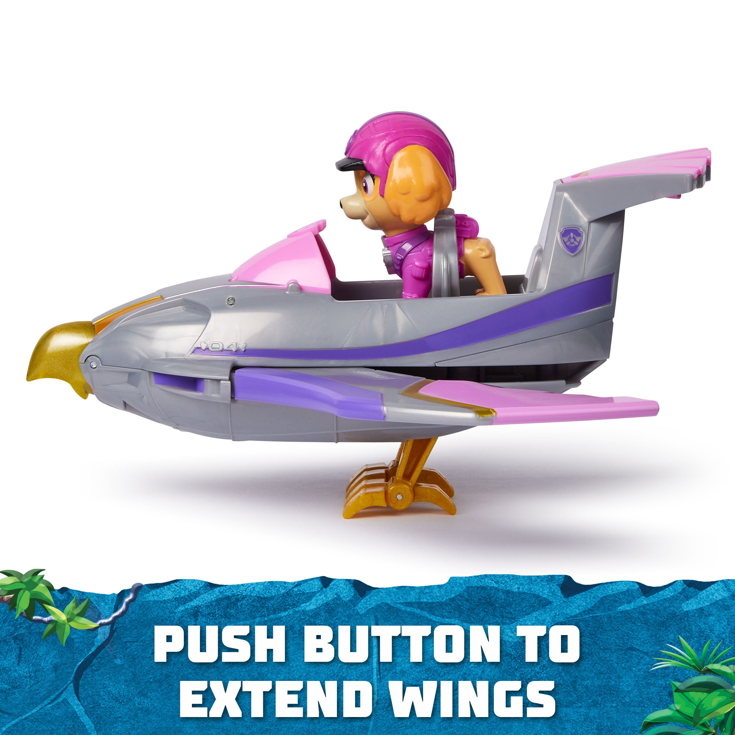 Paw Patrol Jungle Pups – Skye Falcon Rescue Vehicle
