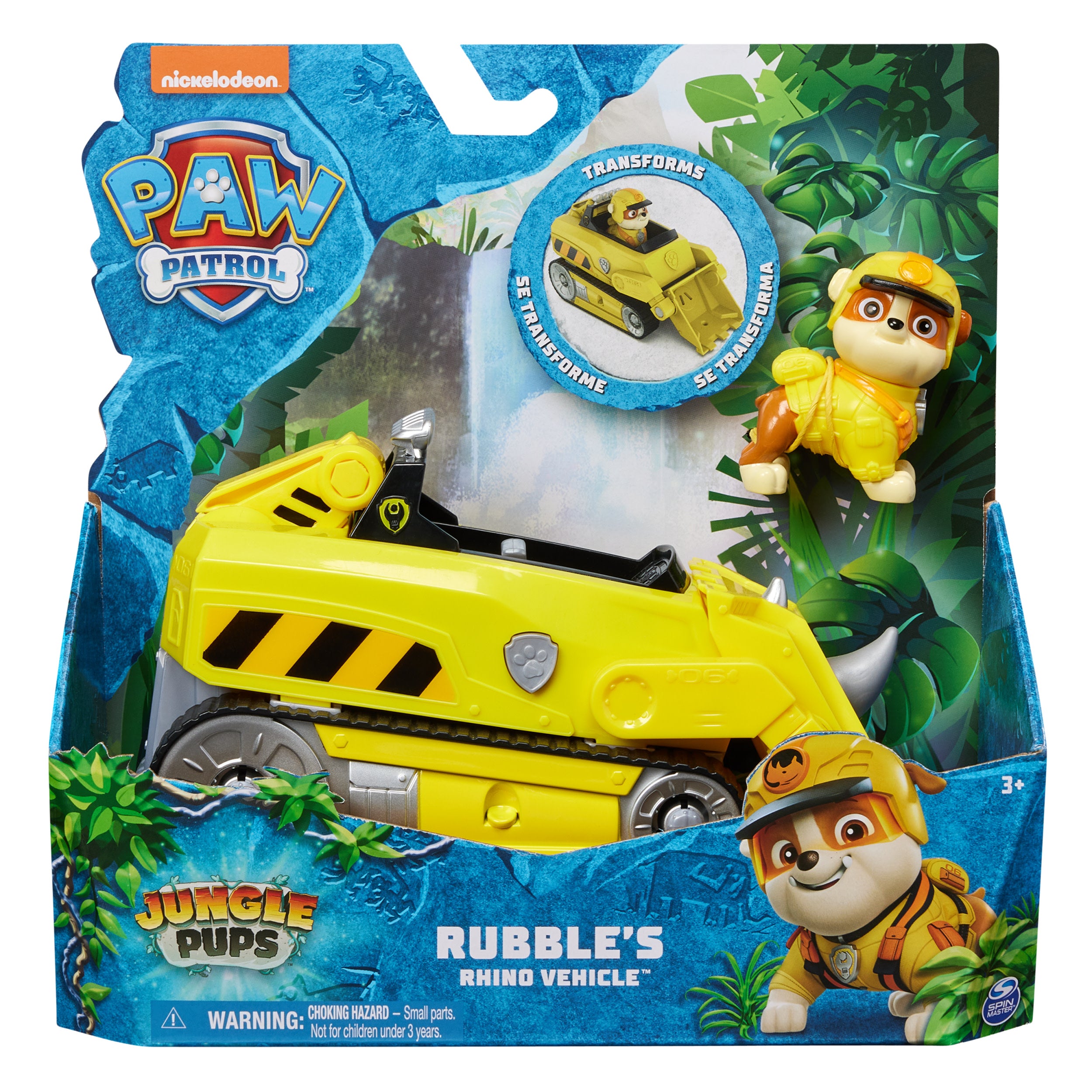 Paw Patrol Jungle Pups – Rubble Rhino Rescue Vehicle