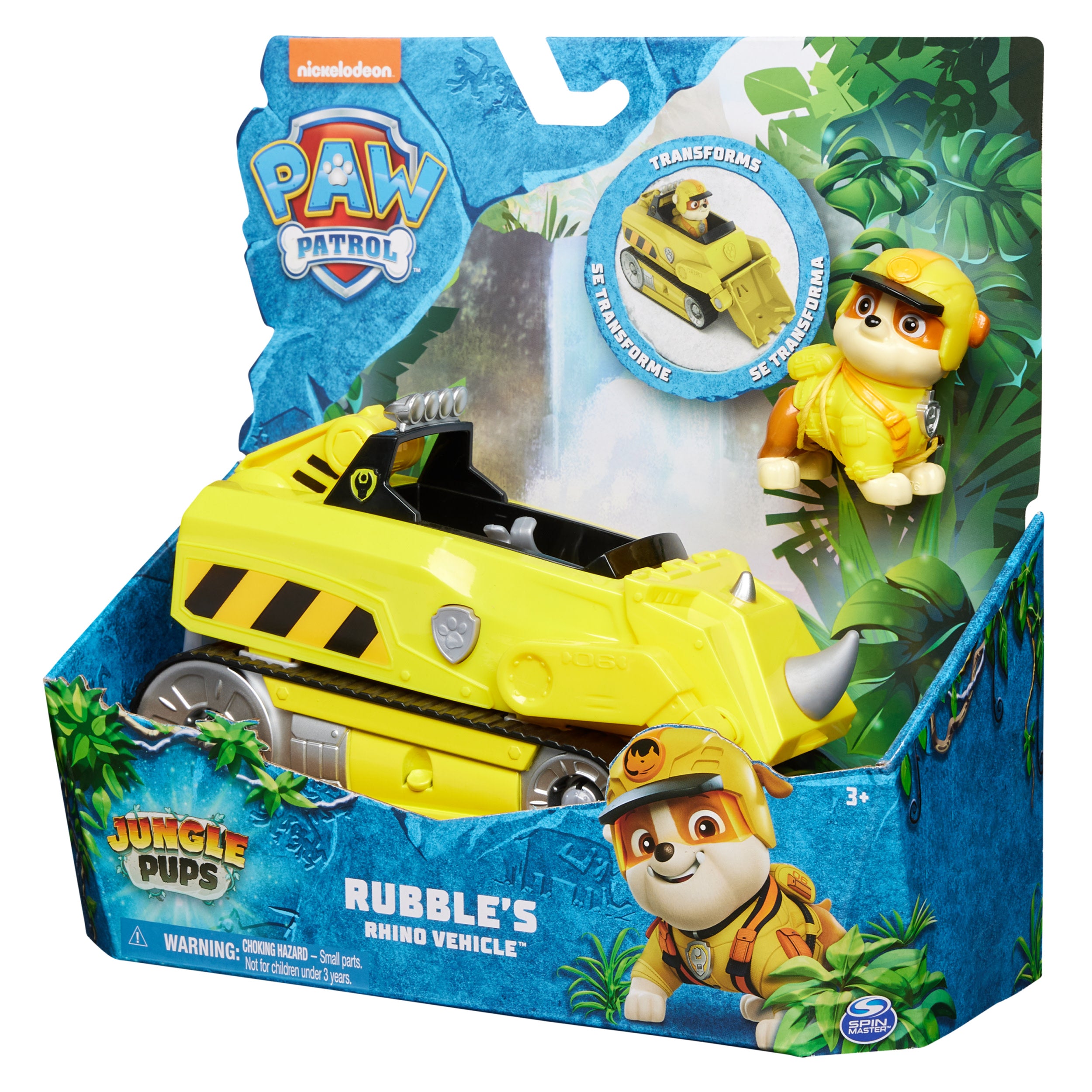 Paw Patrol Jungle Pups – Rubble Rhino Rescue Vehicle