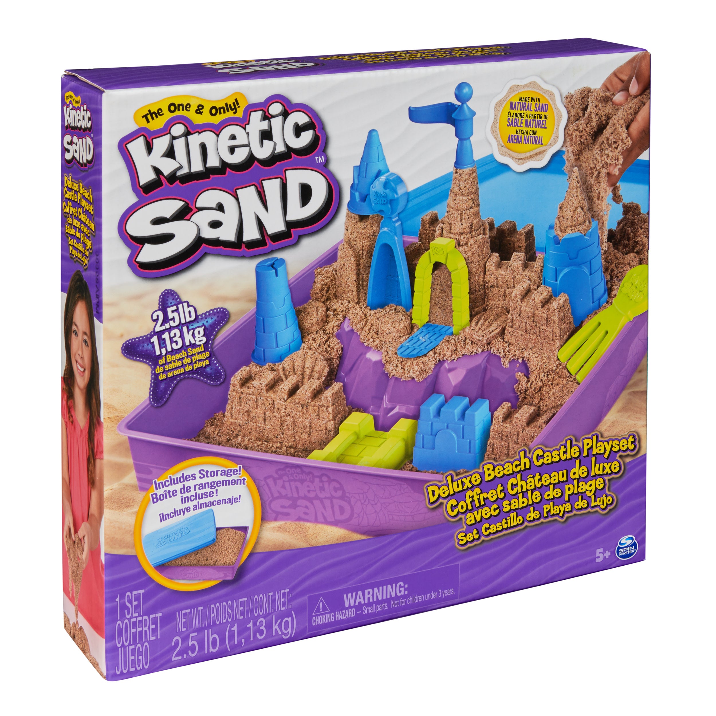 Kinetic Sand - Deluxe Beach Castle Playset