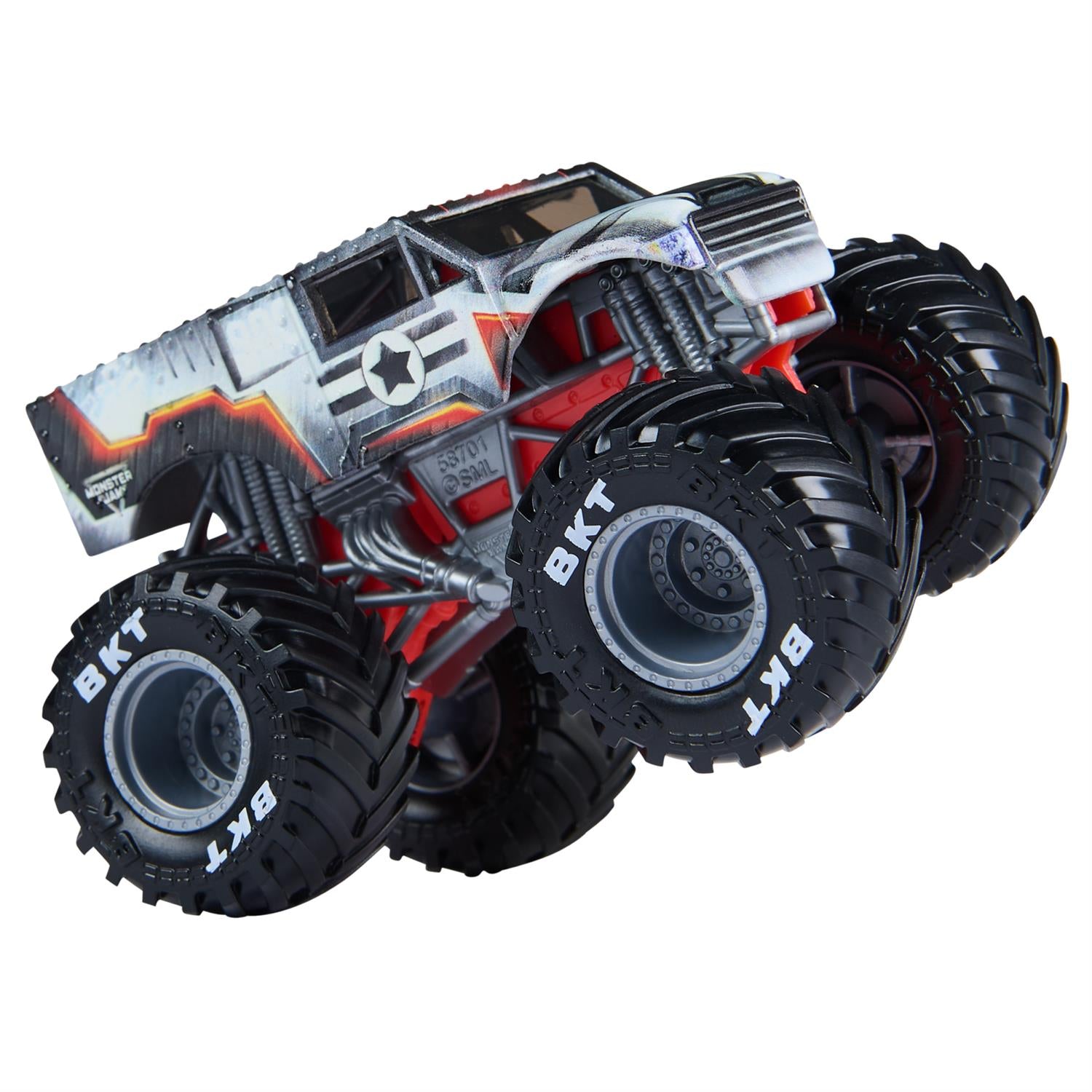 Monster Jam Marvel Series 2 Captain America Vs Winter Soldier 2Pk 1:64 Assortment