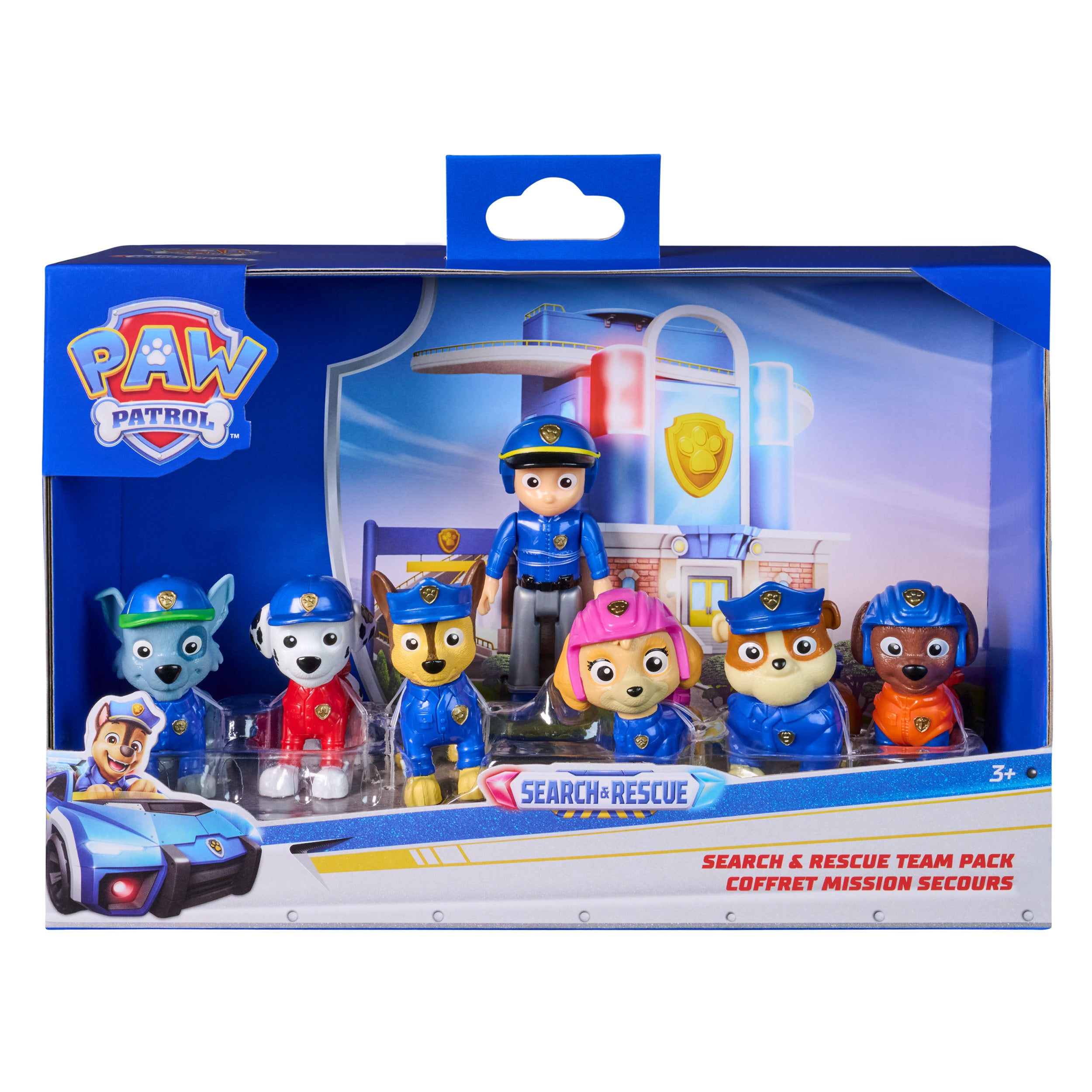 新品　Rescue Team 1/12 アクションフィギュア Paw Patrol Search & Rescue Team Pack With 7 Collectible Action Figures