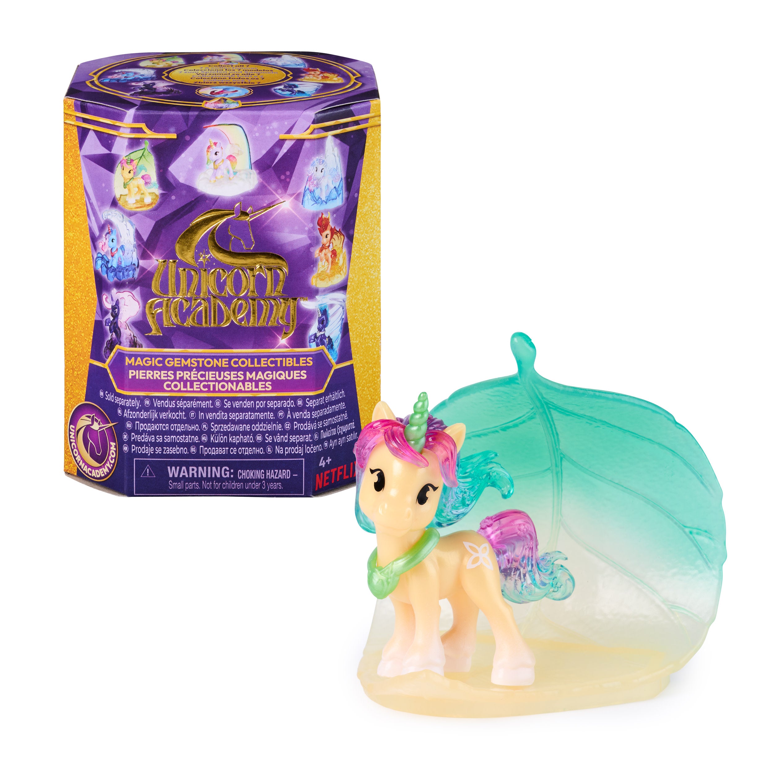 Unicorn Academy Magic Gemstone Collectible Unicorn Toy Surprise Figure Blind Box (Styles May Vary)
