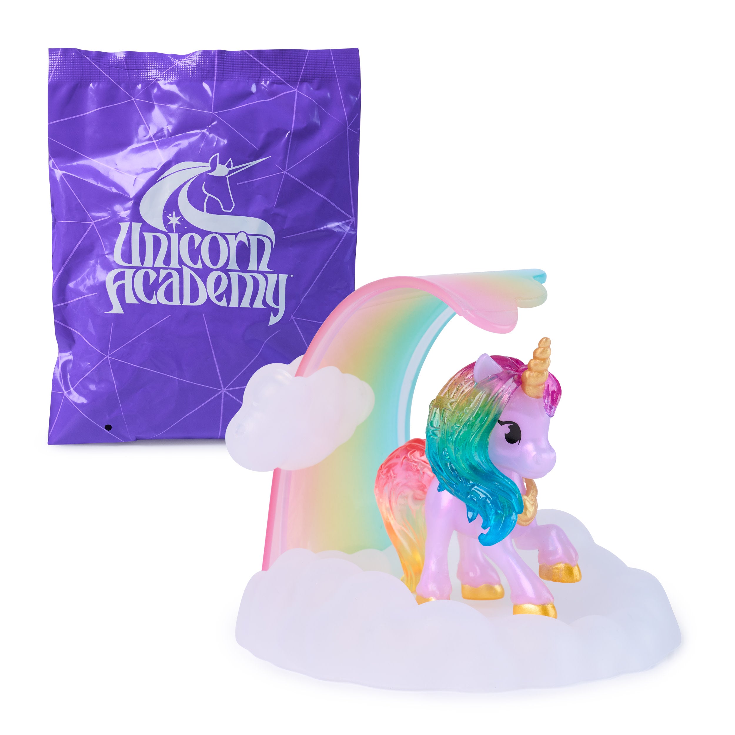 Unicorn Academy Magic Gemstone Collectible Unicorn Toy Surprise Figure Blind Box (Styles May Vary)