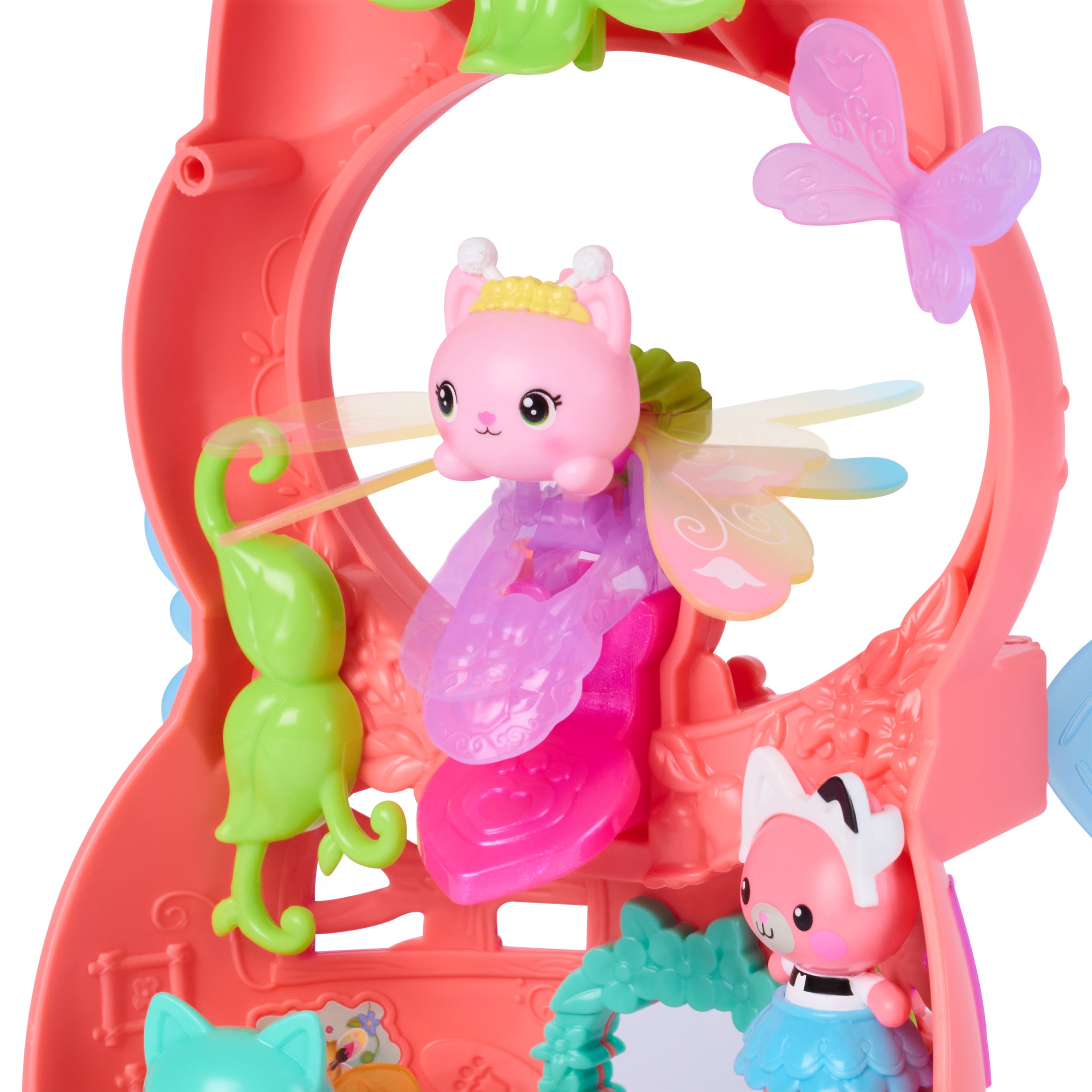 Gabby's Dollhouse Fairylandia Kitty Fairy’s Flutter-Riffic Playset With 12 Pieces And Exclusive Flutter-Riffic Ring