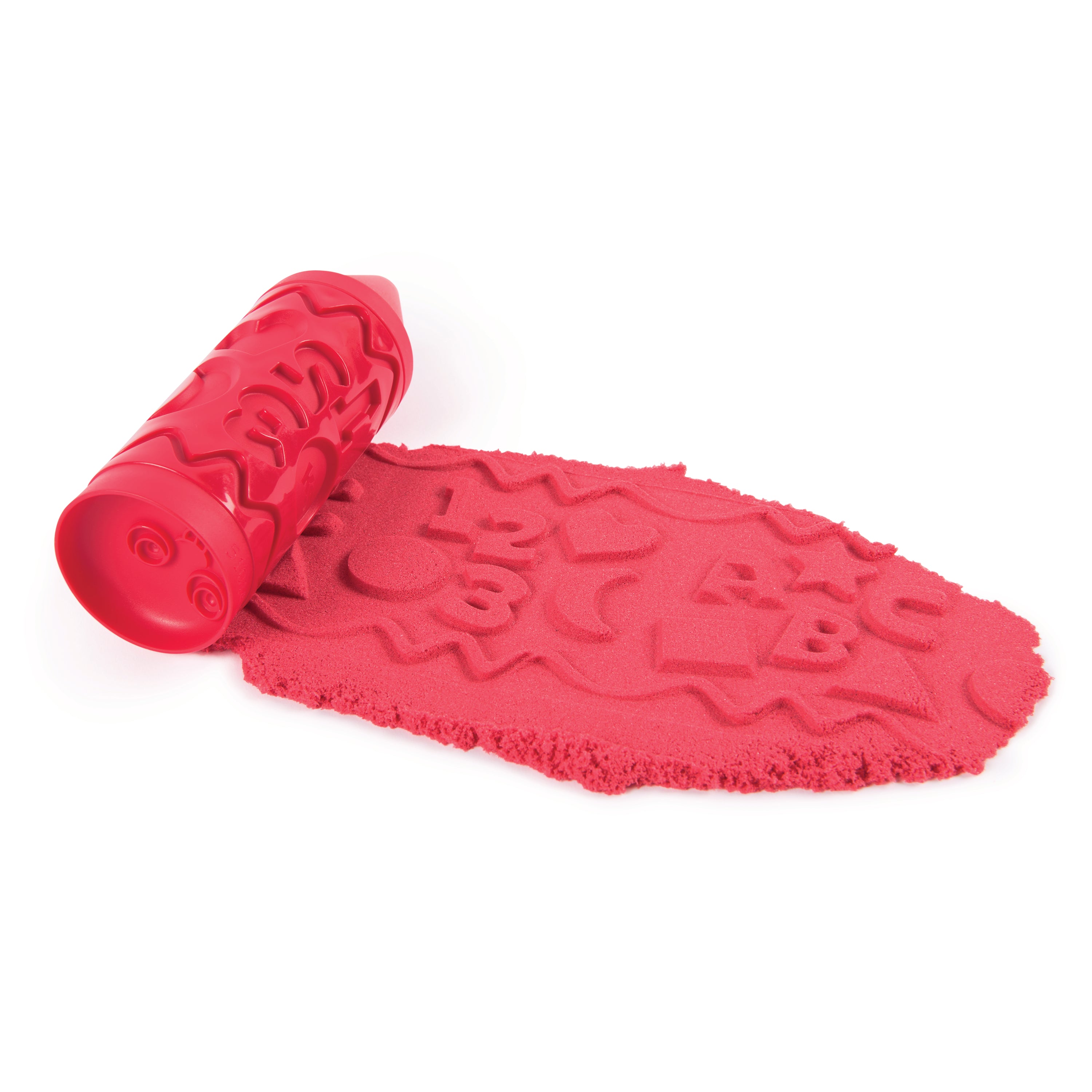 Kinetic Sand, Stamp N' Roll Crayon With 3 Oz Blue Play Sand