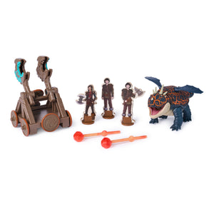 Dreamworks Dragons, Trial Of Flame, Blazing Battles Catapult Blast Gronckle Playset