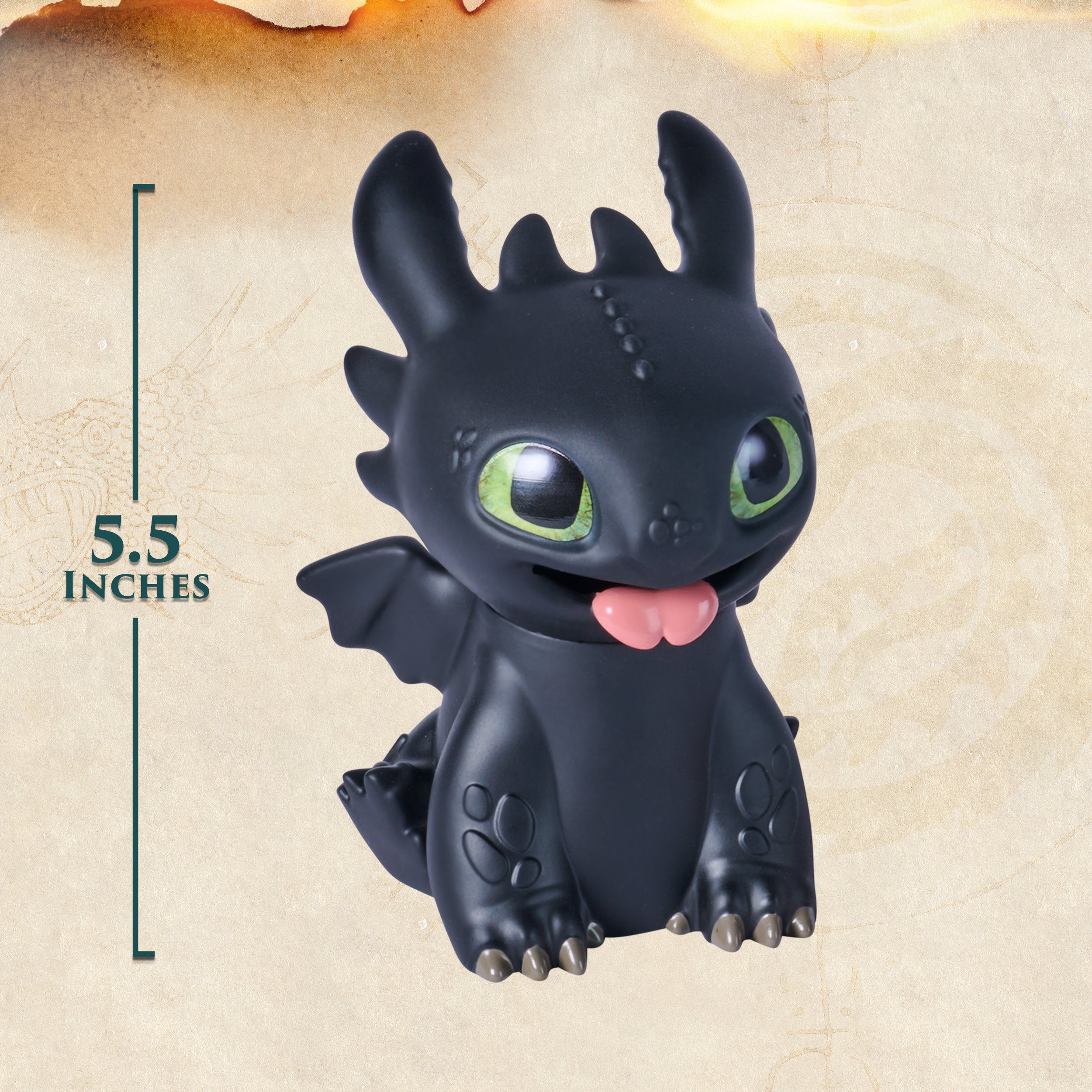 Dreamworks Dragons How To Train Your Dragon Fish Feeding Toothless Interactive Toy With Squeeze And 'Barf' Fish Action
