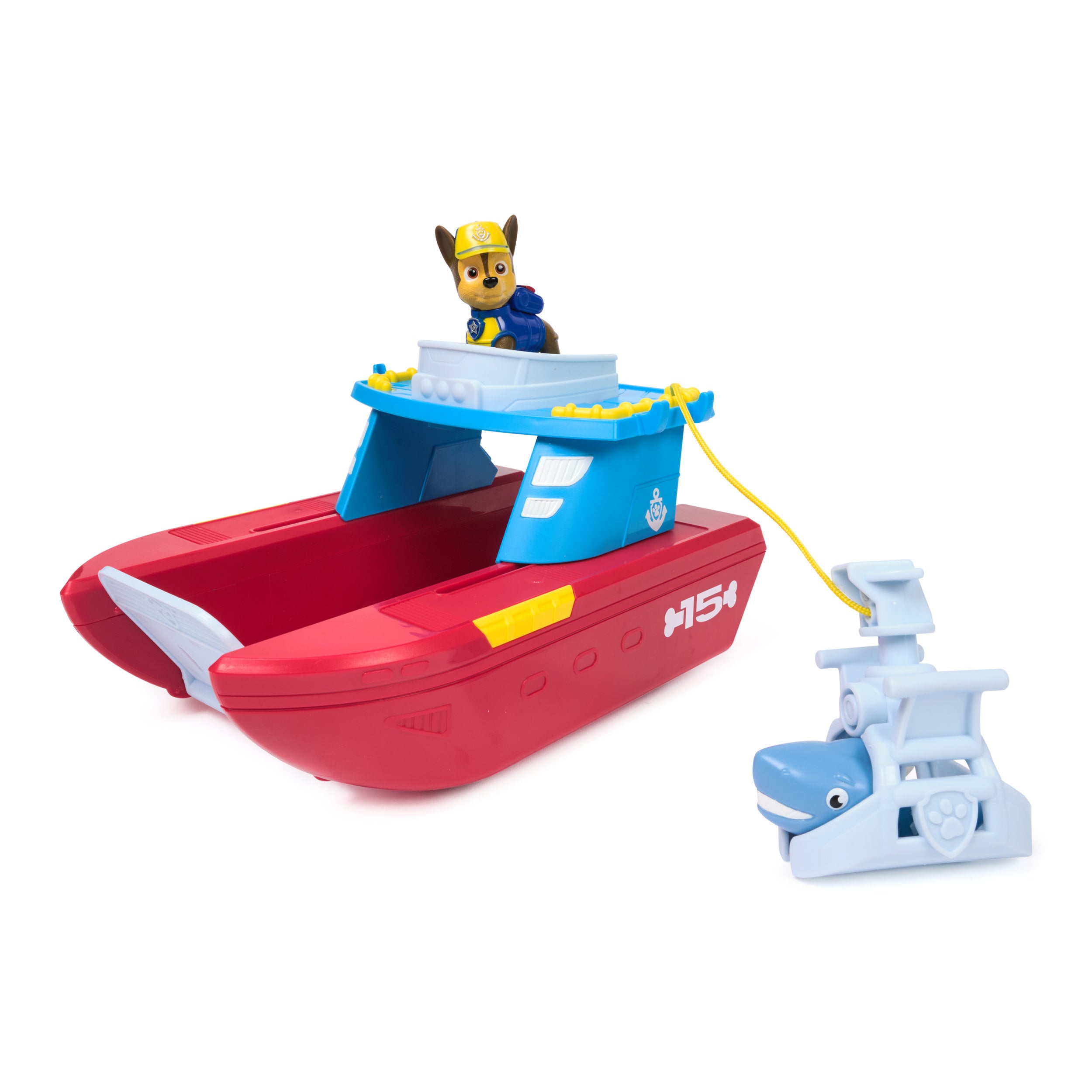 Paw Patrol Sea Patroller Vehicle With Chase And Shark Figure