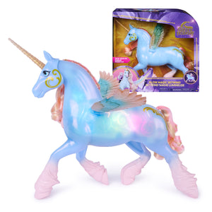 Unicorn Academy, Interactive Glow Magic Skywind Unicorn Toy With Magical Lights And Sounds