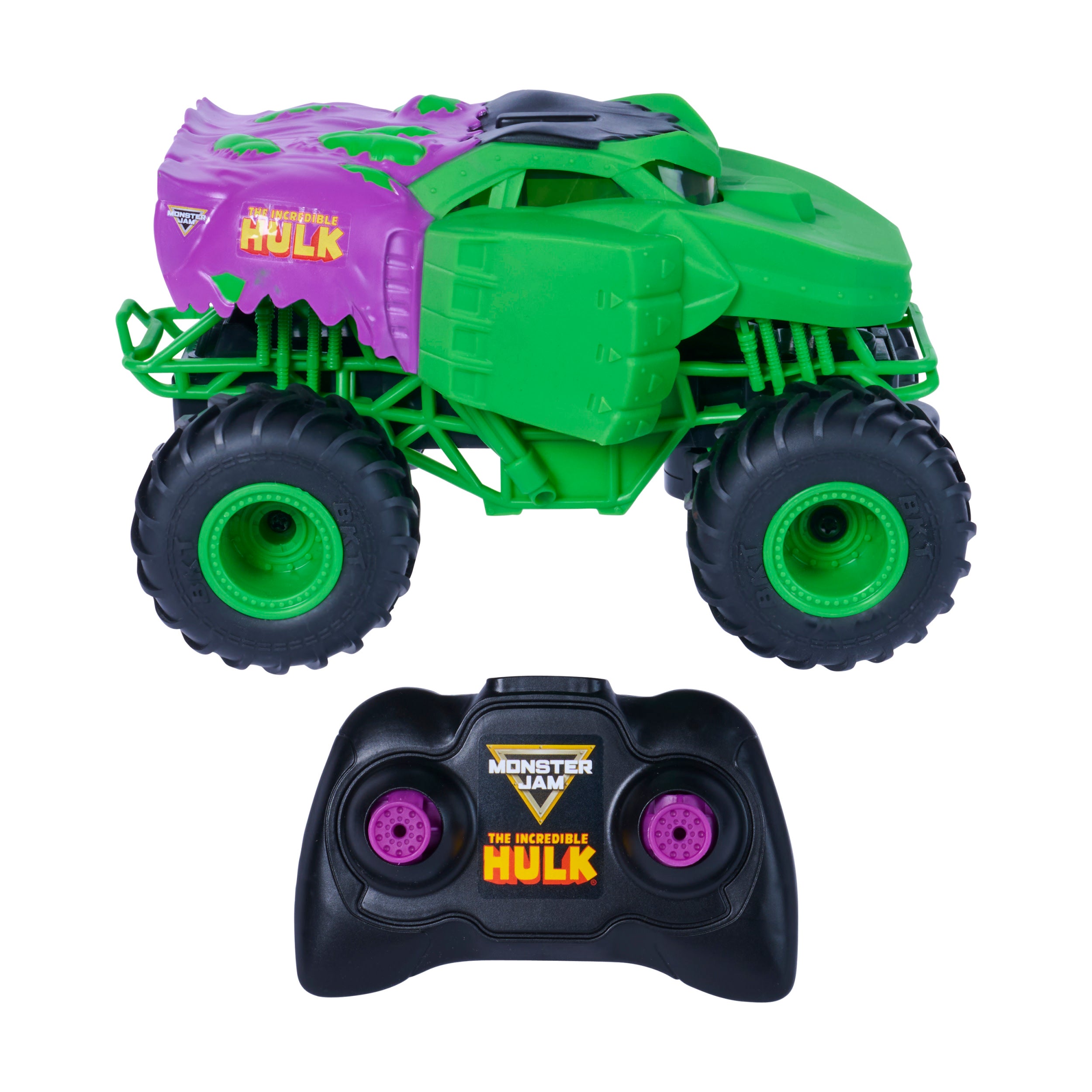 Monster Jam Marvel The Hulk Rc Monster Truck 1:24 Scale
