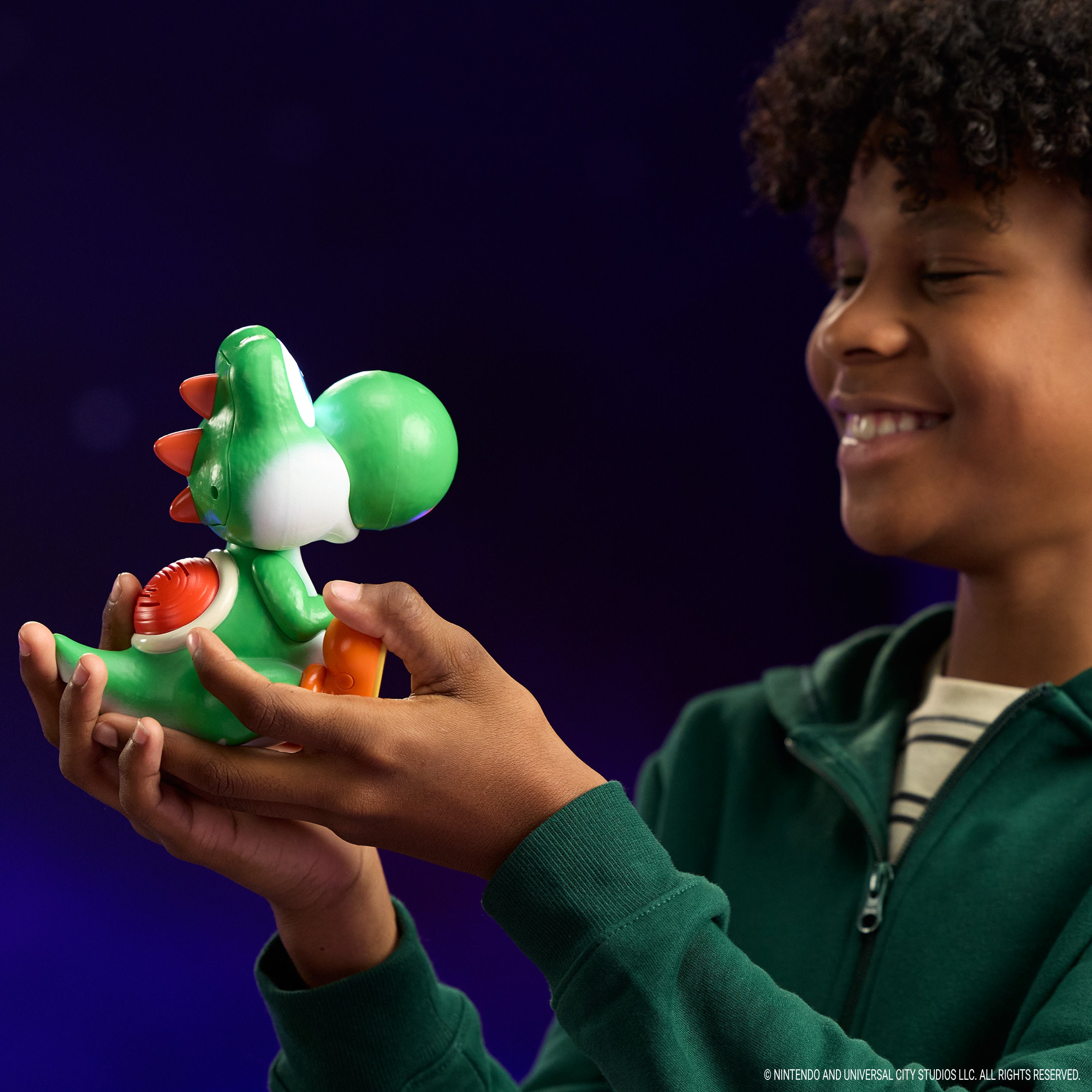 Nintendo The Super Mario Galaxy Movie: Hatchin' Yoshi Interactive Toy Egg
