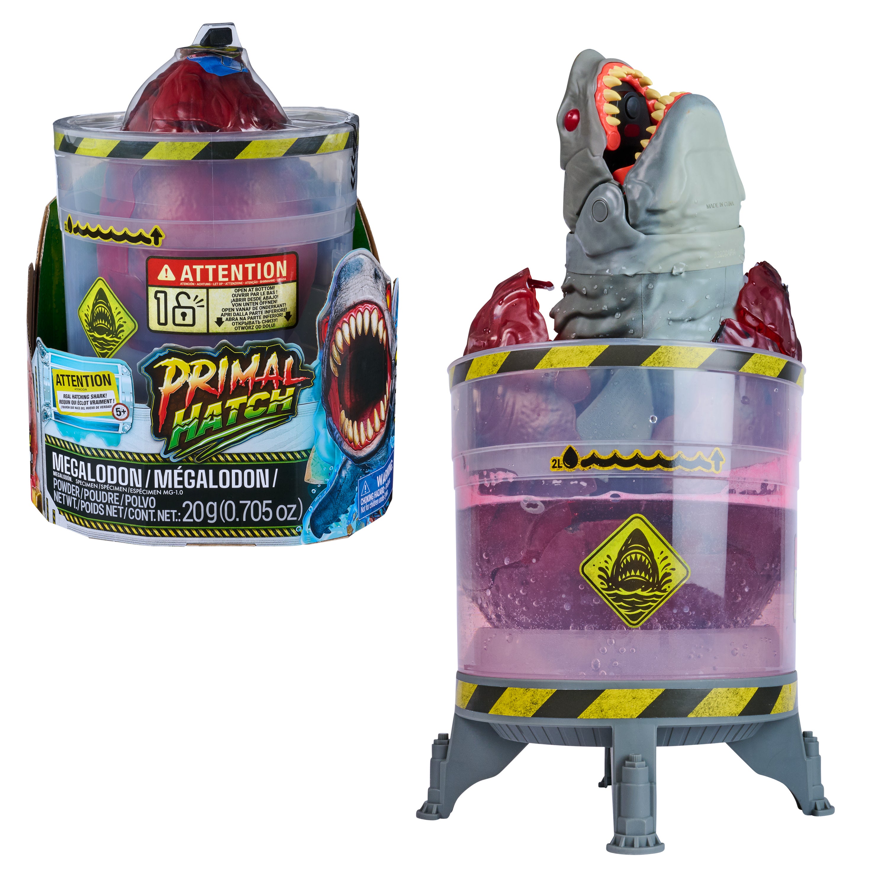 Primal Hatch Megalodon Hatching Egg Shark Toy Interactive Shark