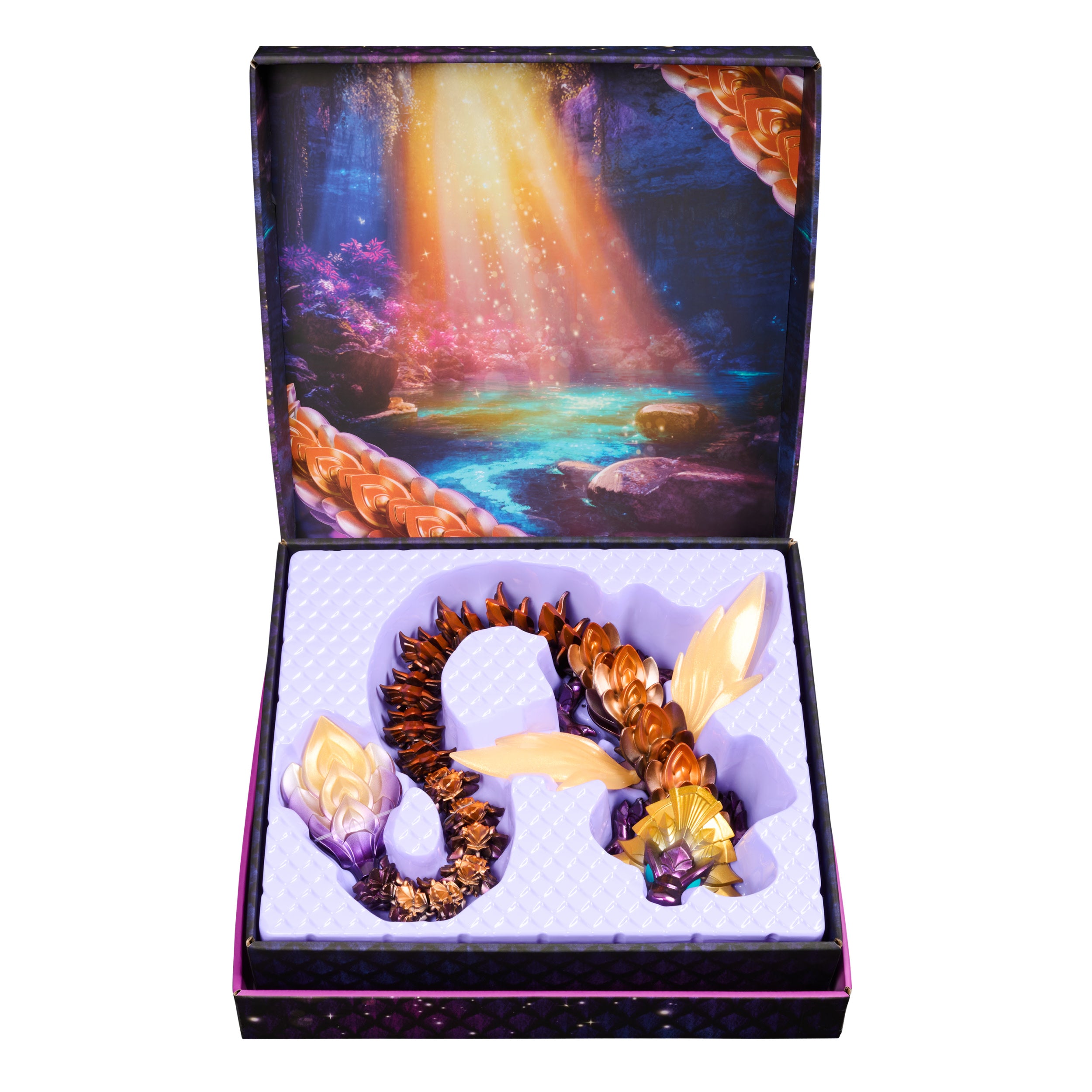 Crystalynx 60 Cm Articulated Dragon Collectible 3D Printed Dragon With Collector’s Box For Kids And Adults (Styles Vary) Fidget Toys For Home Decor Or Desk Accessories