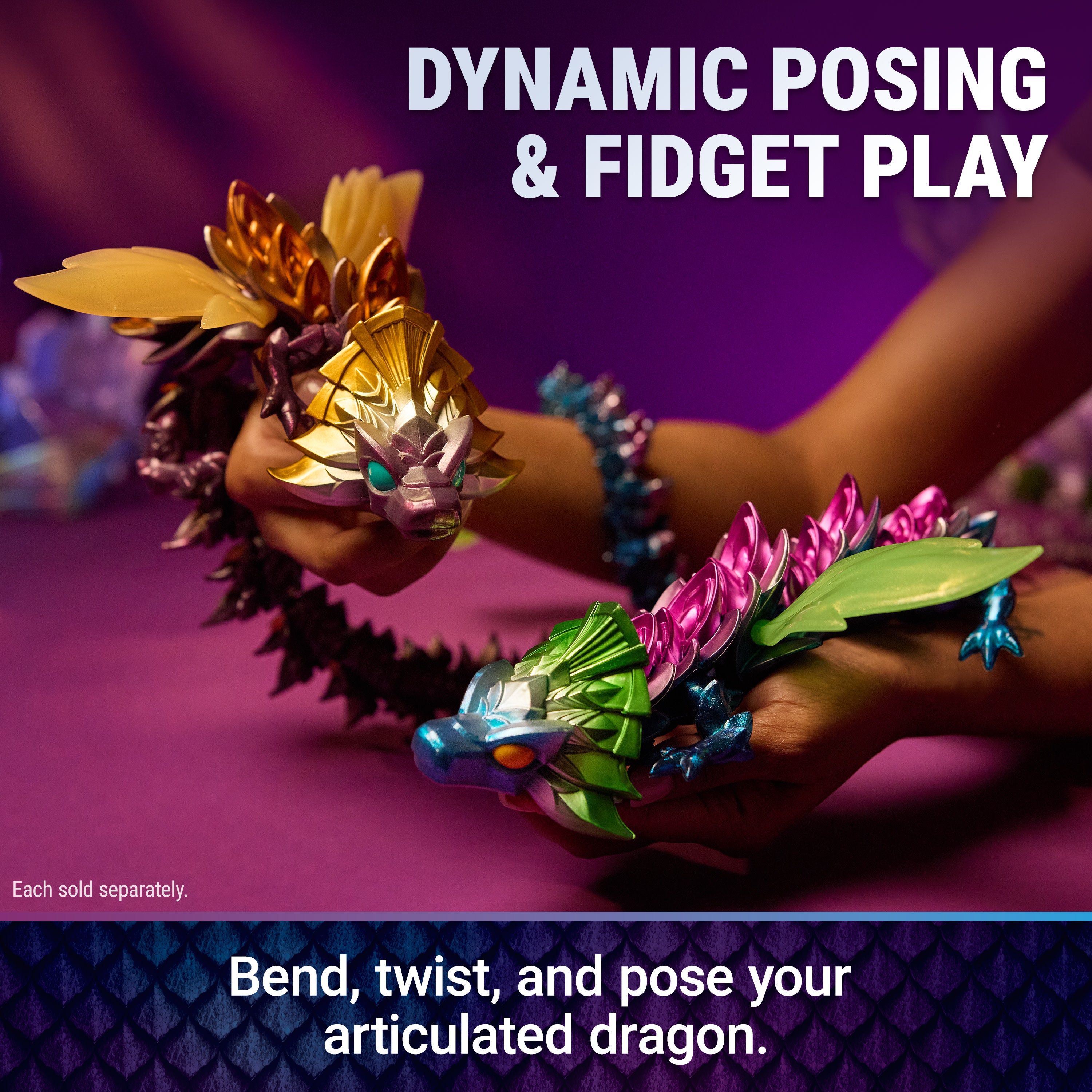 Crystalynx 60 Cm Articulated Dragon Collectible 3D Printed Dragon With Collector’s Box For Kids And Adults (Styles Vary) Fidget Toys For Home Decor Or Desk Accessories