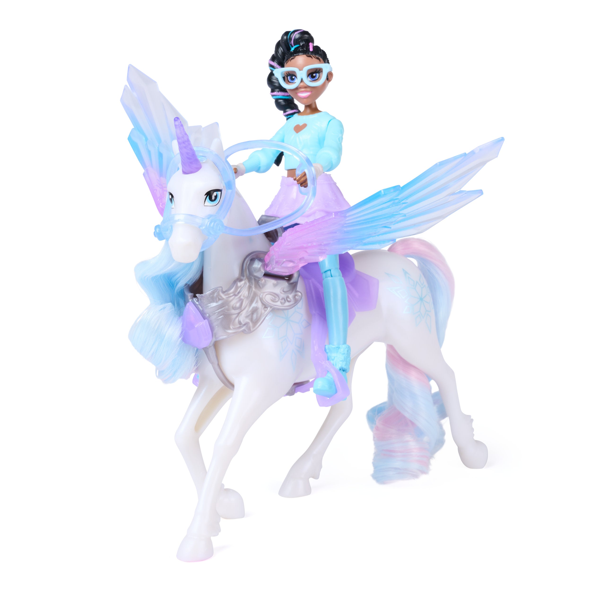 Unicorn Academy Wing Magic Doll Layla & Glacier Set