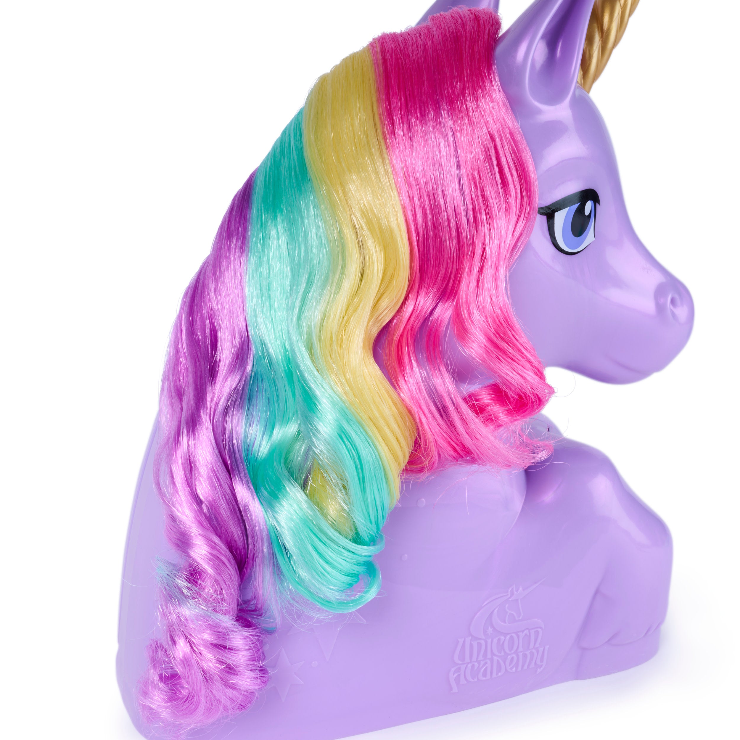 Unicorn Academy 2-In-1 Wildstar Styling Head And Mini Figure Playset With Over 15 Pieces And Hair Accessories