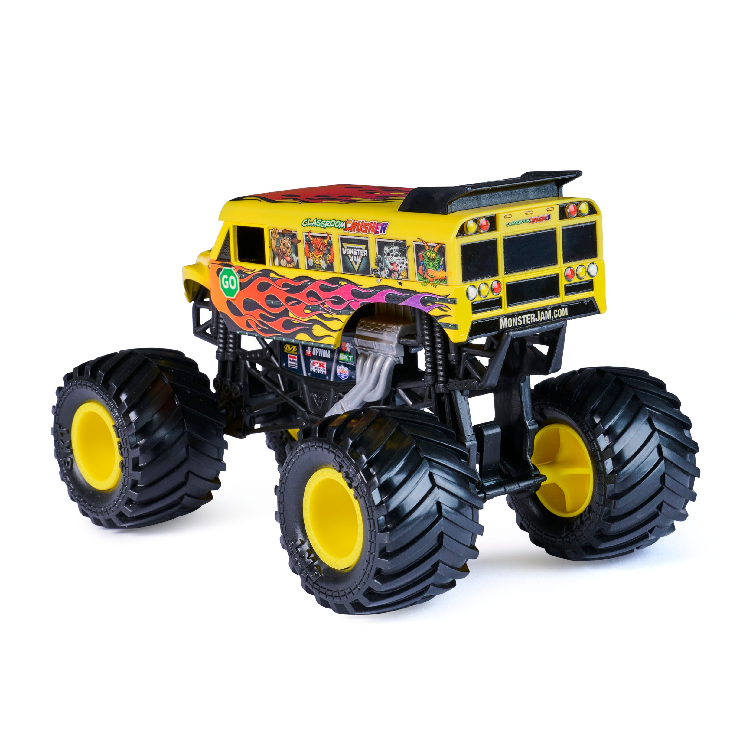 Monster Jam Official Classroom Crusher Monster Truck Collector Die-Cast Vehicle 1:24 Scale