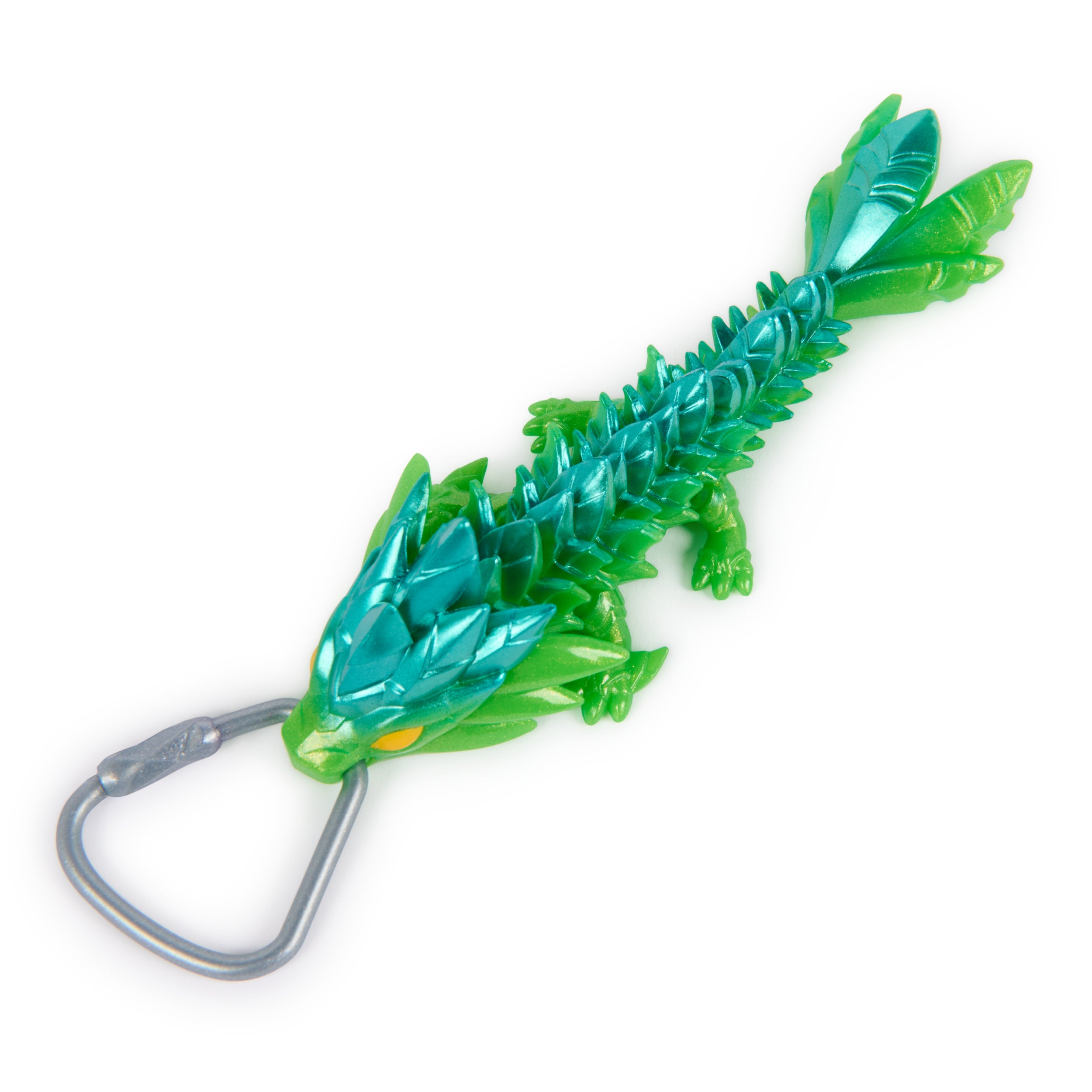 Crystalynx 15.2 Cm Articulated Dragon With Carabiner Clip Blind Box Collectible 3D Printed Dragon Bag Charms (Styles May Vary) Fidget Toys And Fashion Accessories