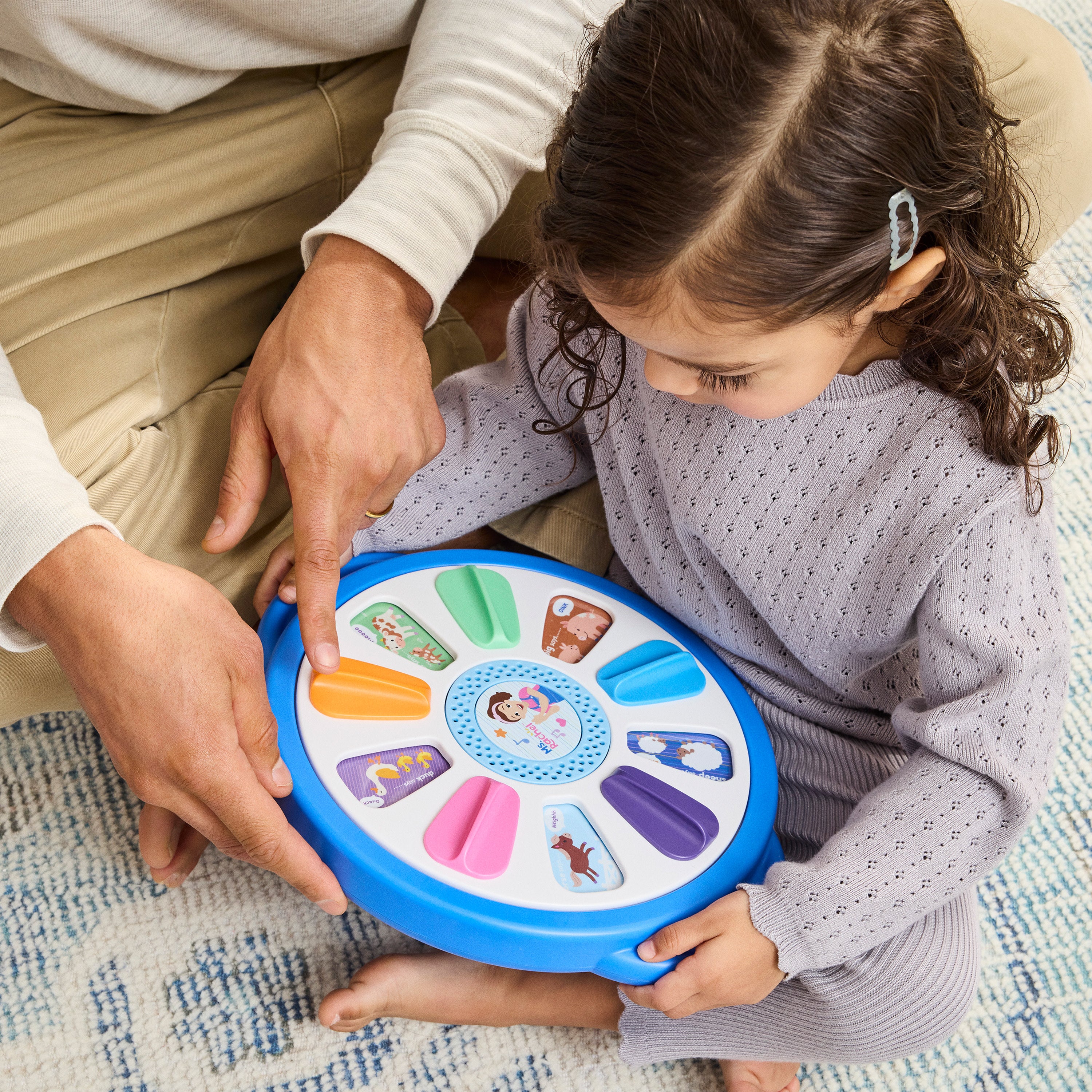 Ms. Rachel Official Spin Along Learning Wheel With 3 Learning Play Modes