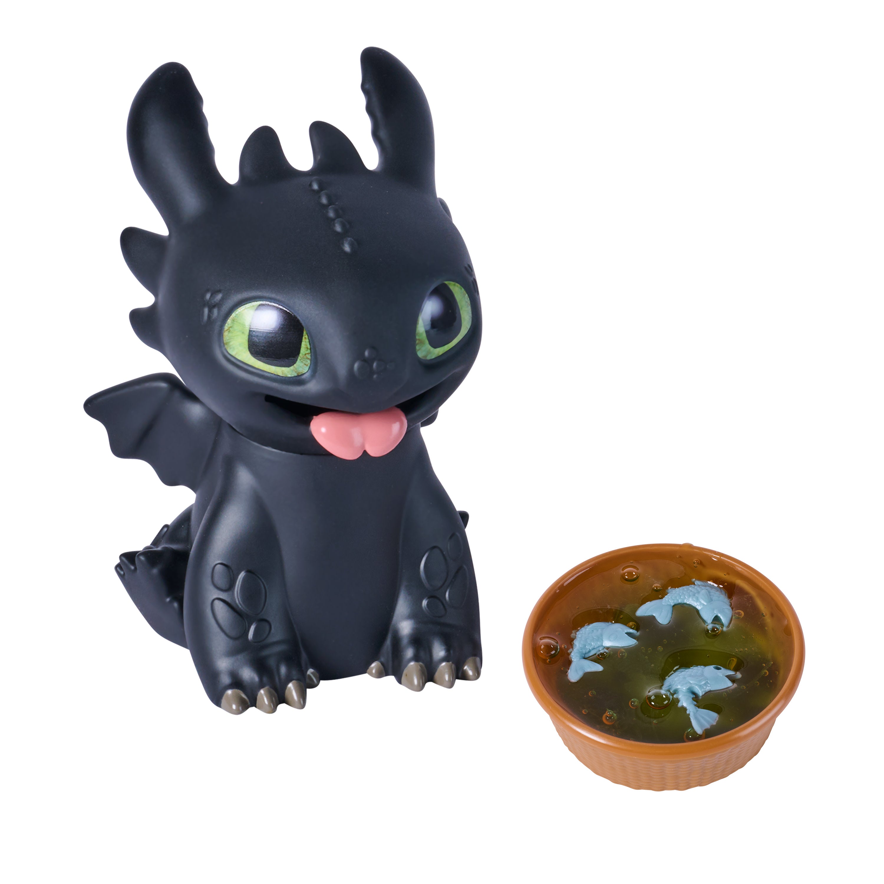 Dreamworks Dragons How To Train Your Dragon Fish Feeding Toothless Interactive Toy With Squeeze And 'Barf' Fish Action