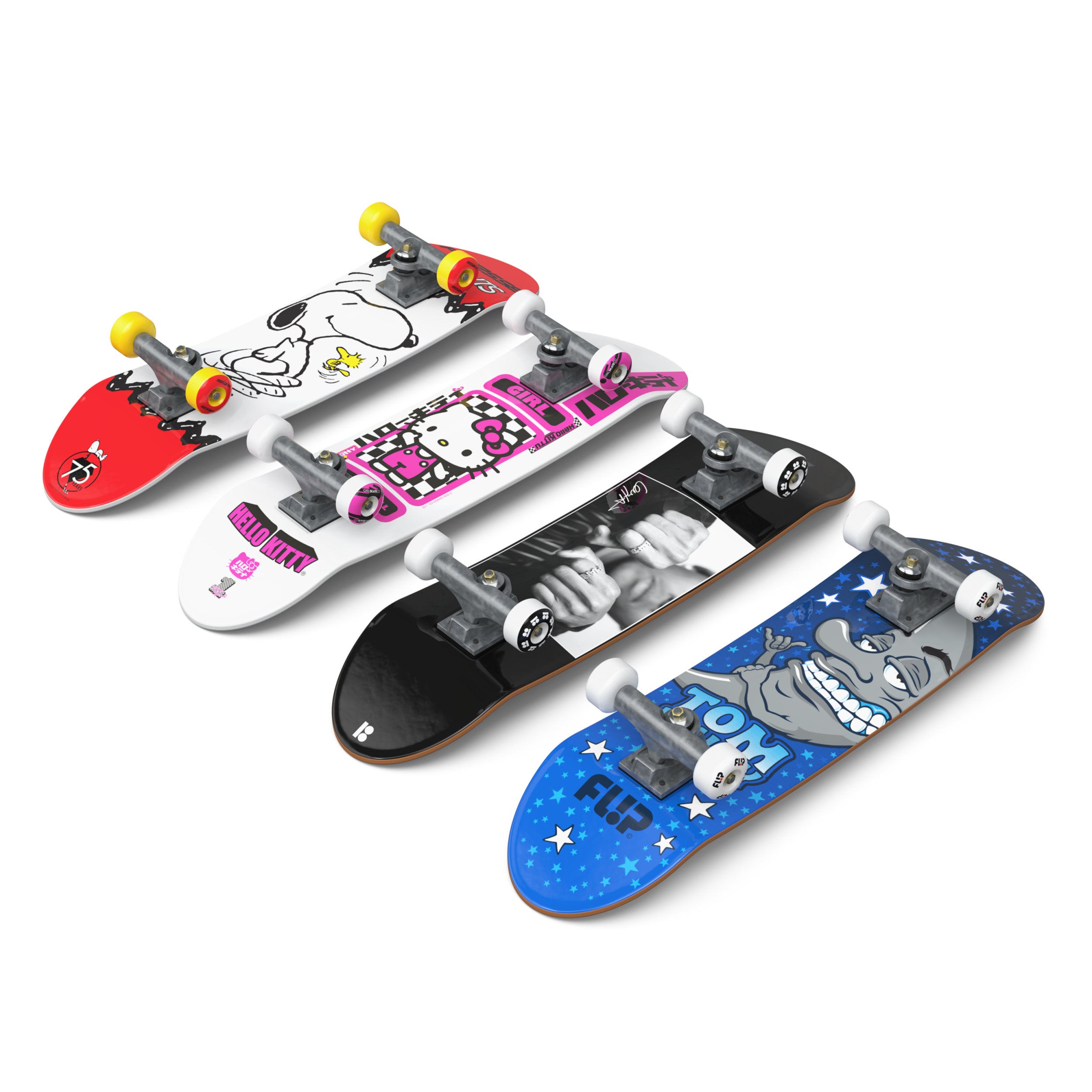 Tech Deck Finesse Peanuts Handboard  Authentic Mini Skateboards (Hands Use Only)