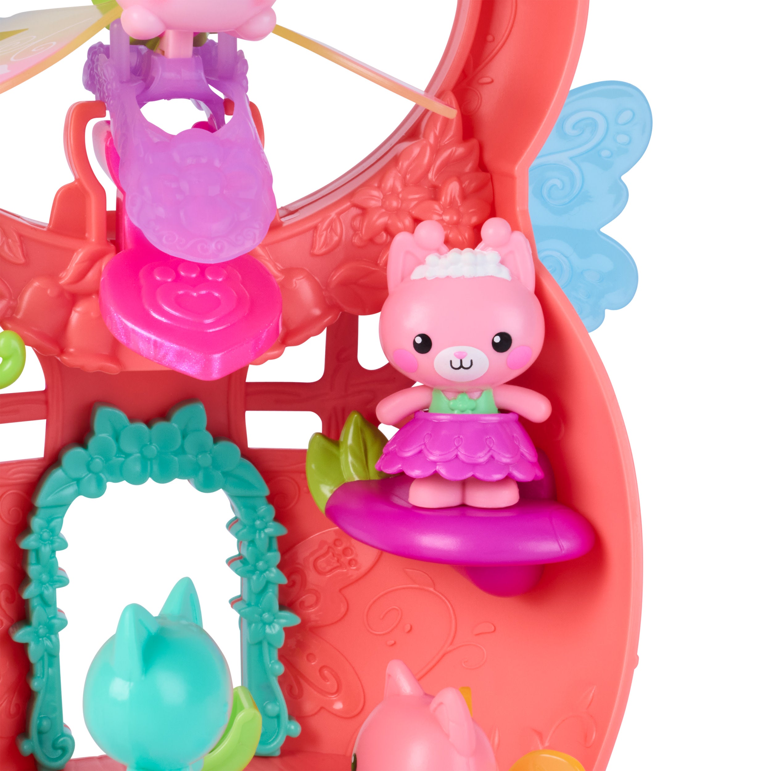Gabby's Dollhouse Fairylandia Kitty Fairy’s Flutter-Riffic Playset With 12 Pieces And Exclusive Flutter-Riffic Ring