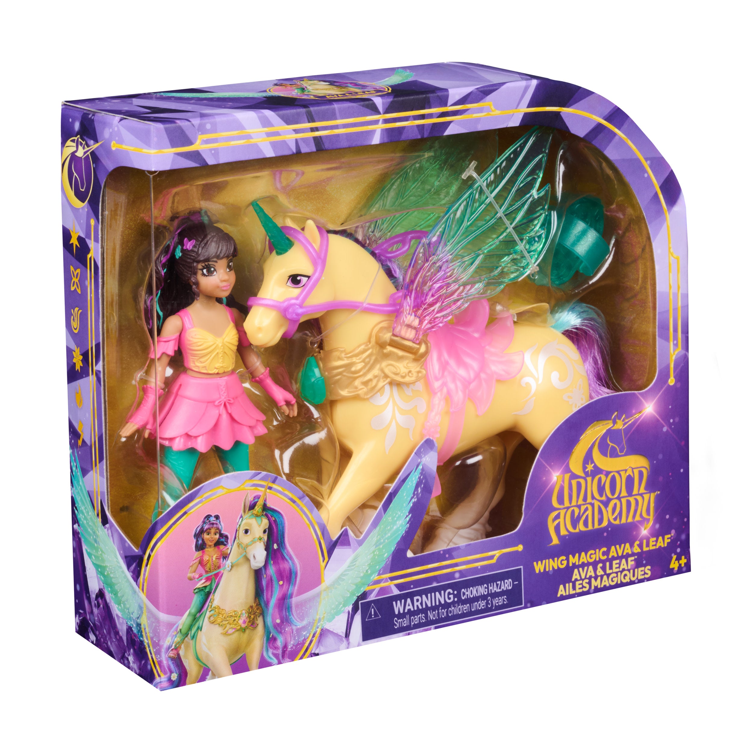 Unicorn Academy Wing Magic Doll Ava And Leaf Set
