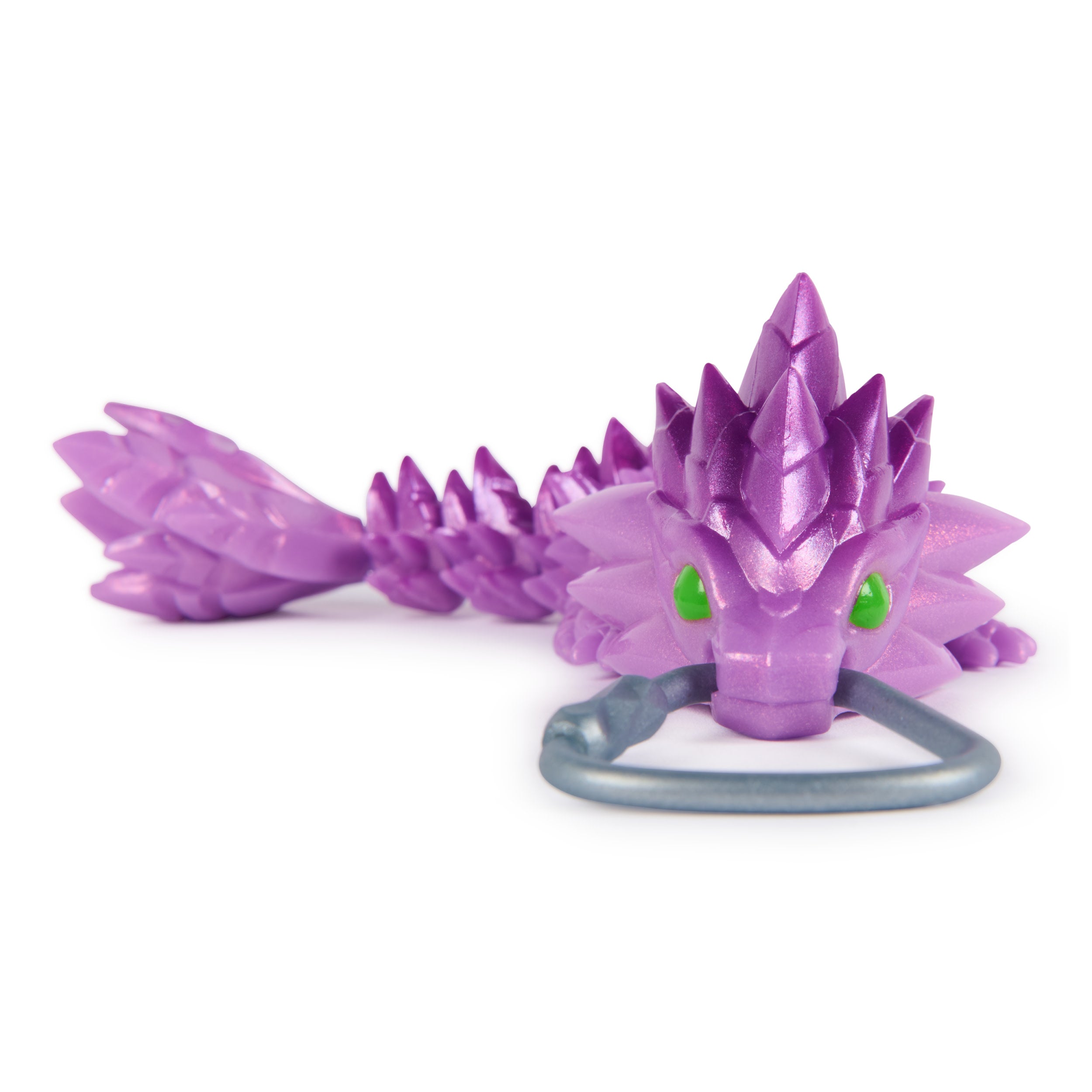 Crystalynx 15.2 Cm Articulated Dragon With Carabiner Clip Blind Box Collectible 3D Printed Dragon Bag Charms (Styles May Vary) Fidget Toys And Fashion Accessories