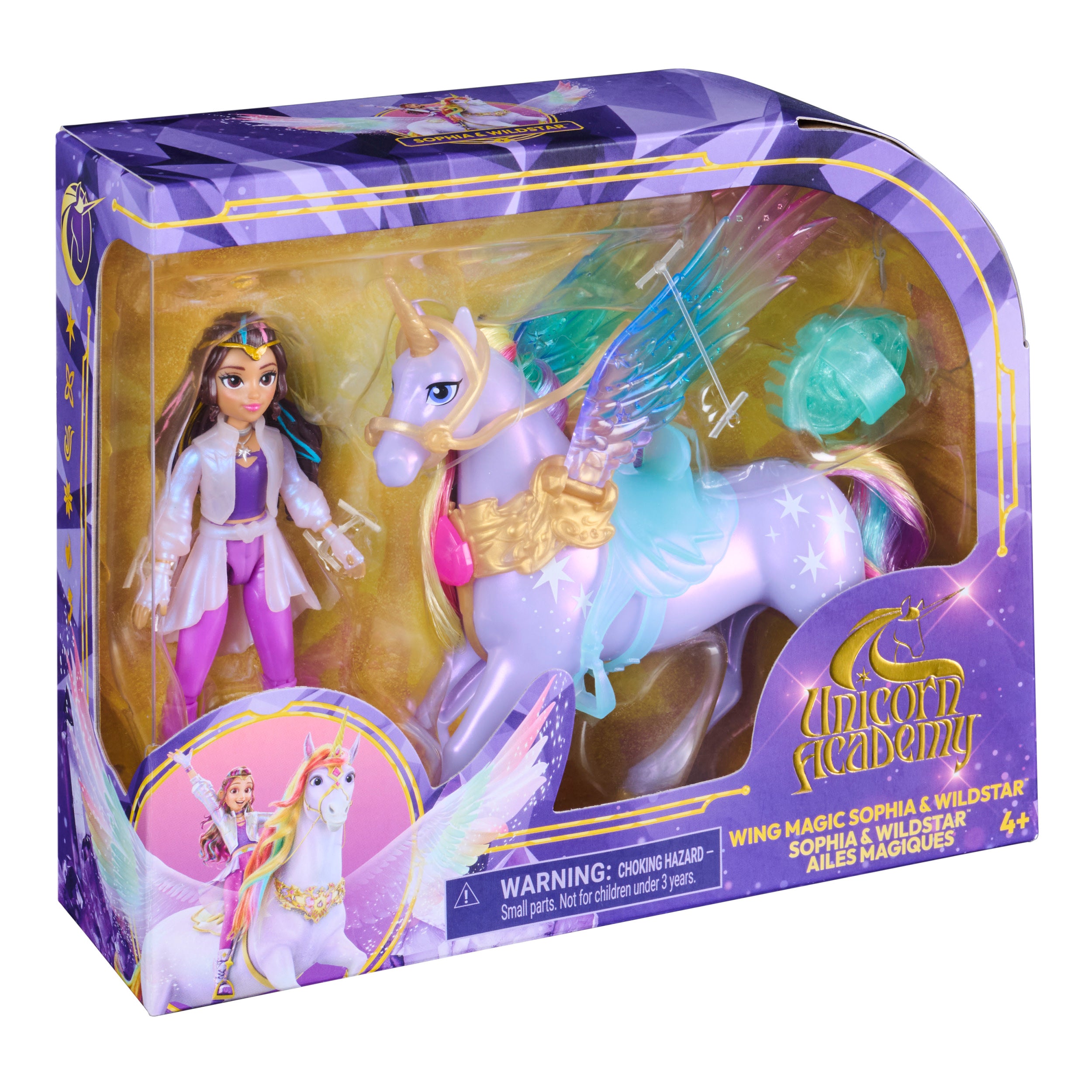 Unicorn Academy Wing Magic Doll Sophia & Wildstar Set