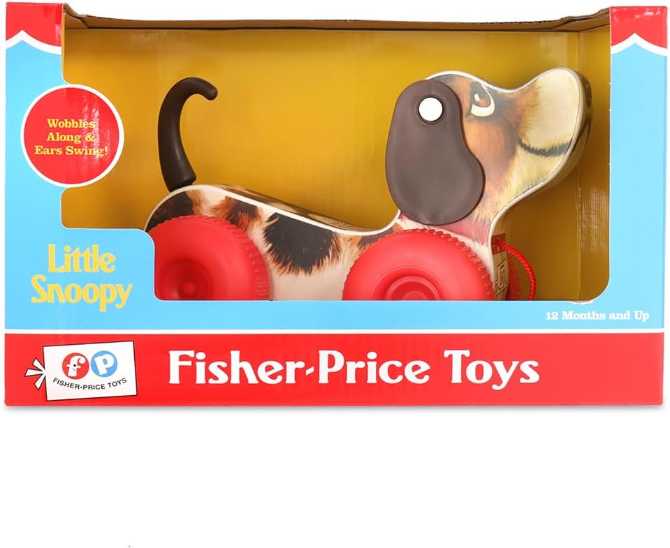 Fisher Price Classics Little Snoopy Pull Along Dog Toy