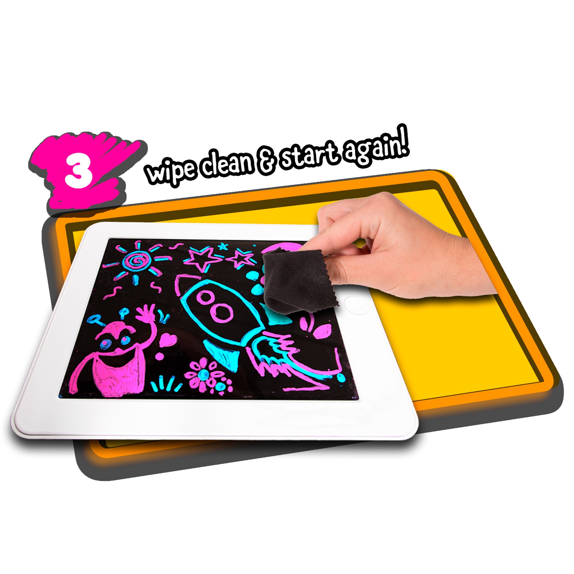 Glowpad Doodle Drawing Board Neon