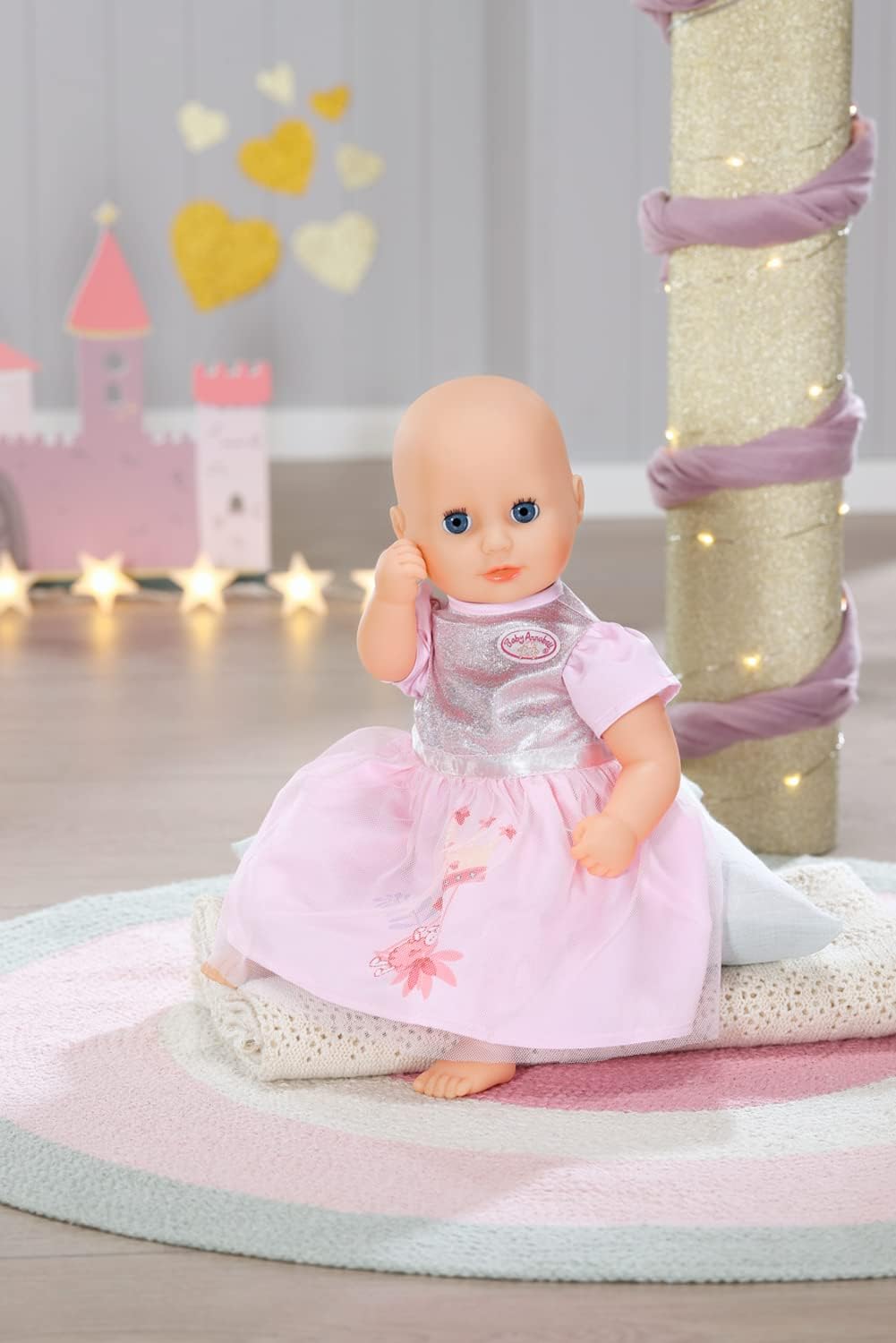 Baby Annabell Little Sweet Dress 36Cm - Princess Themed Dress To Fit Little 36Cm Dolls With Hanger