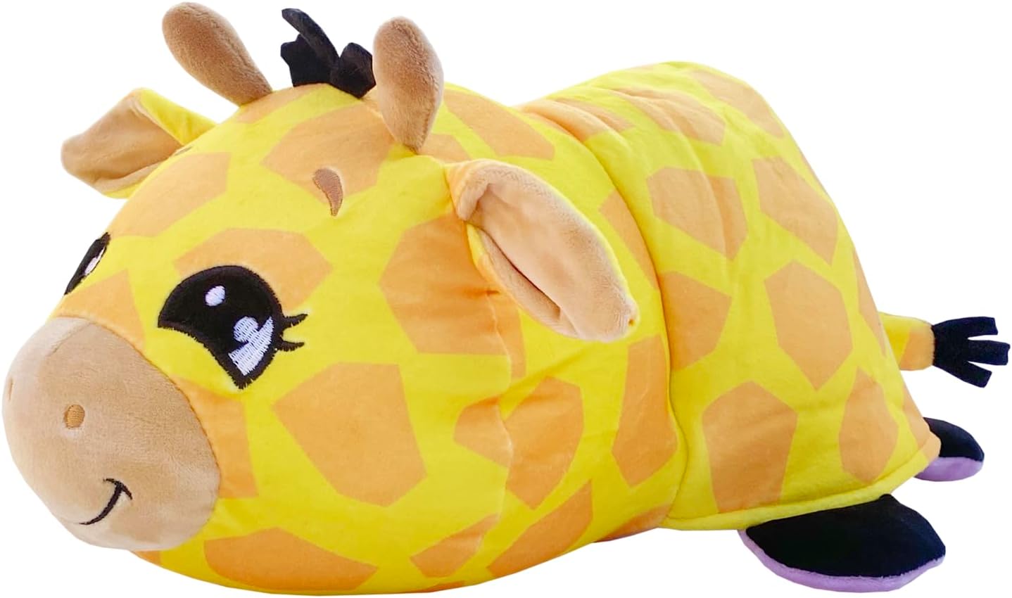 Flip A Zoo Mushmillows 15In - Giraffe To Elephant