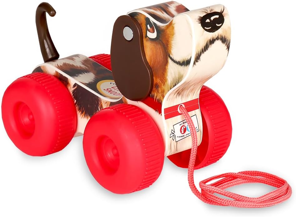 Fisher Price Classics Little Snoopy Pull Along Dog Toy